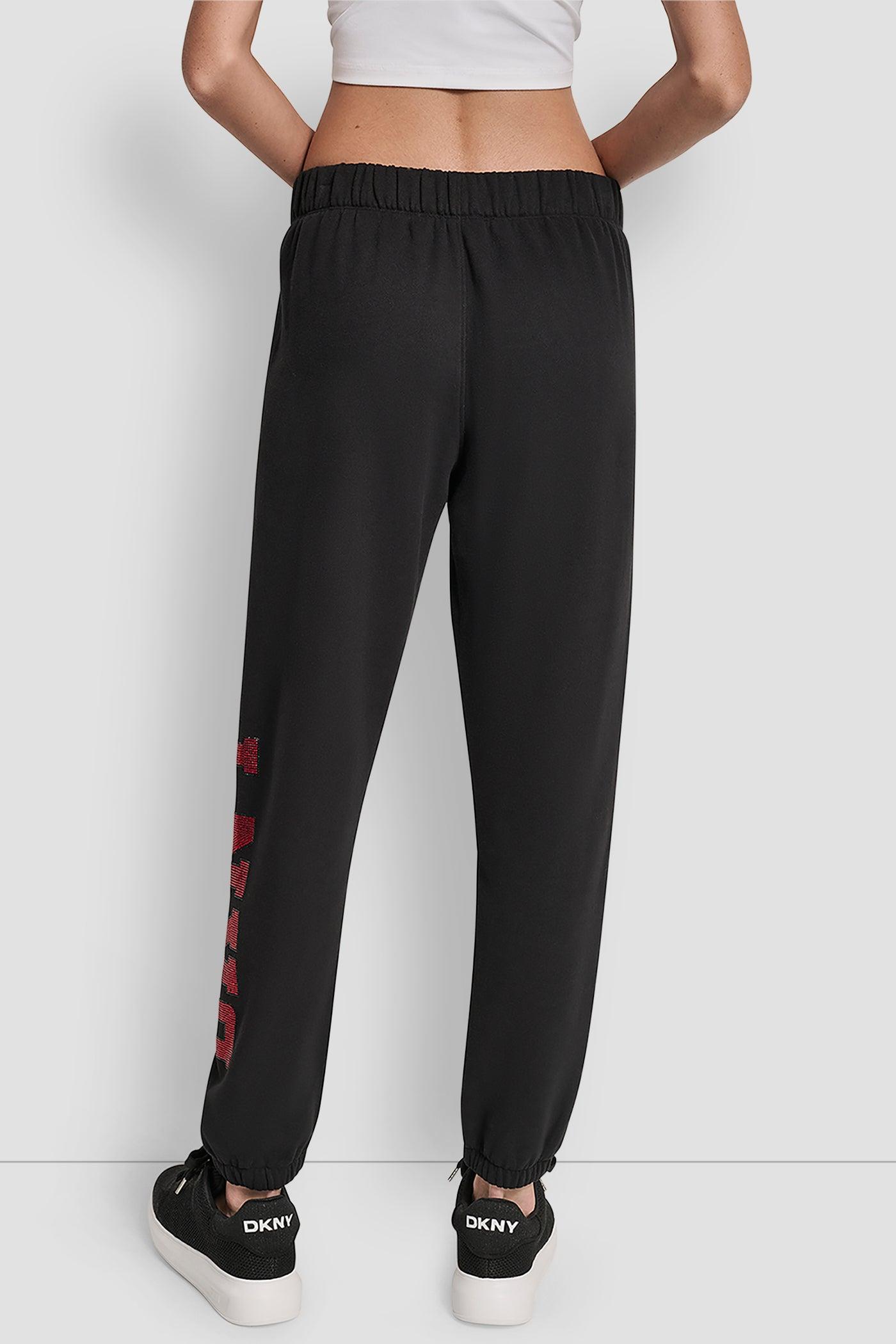 EXPLODED RHINESTONE VARISTY LOGO HIGH RISE RELAXED Product Image