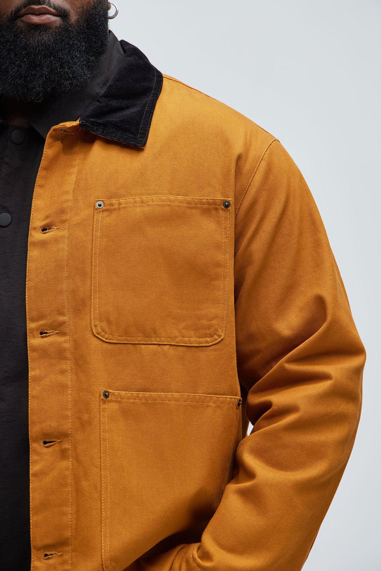 Alexander Utility Canvas Chore Jacket - Tan Product Image