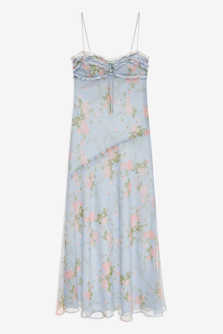 Natalie Maxi Dress — Blue Product Image