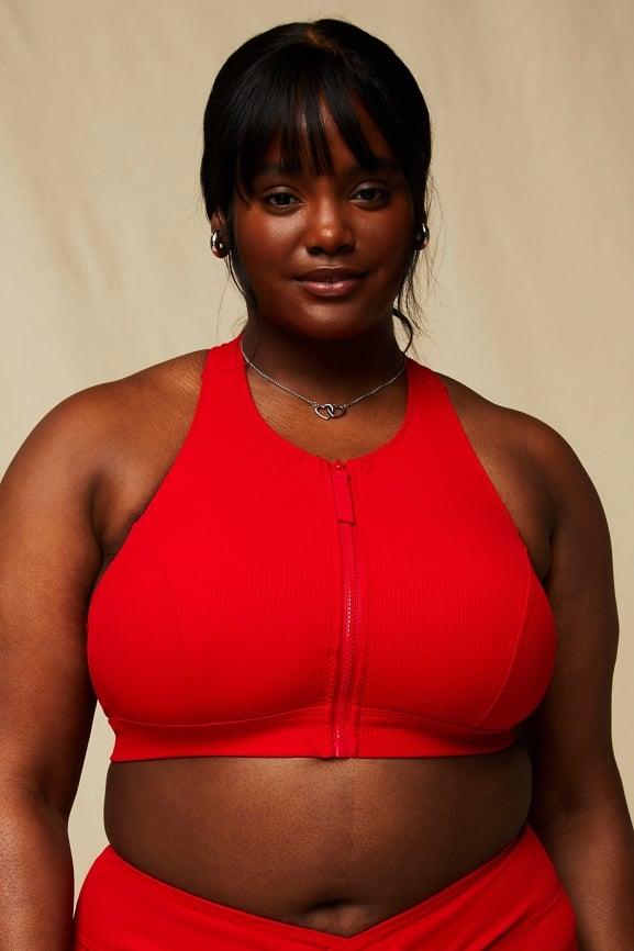 High Tide Zip-Front Swim Top Product Image