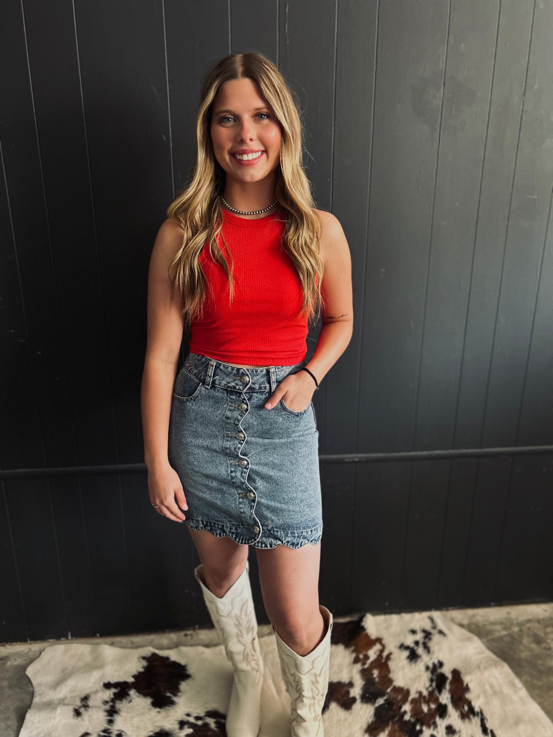 Cropped Sleeveless Knit Halter Top-5 Colors Product Image