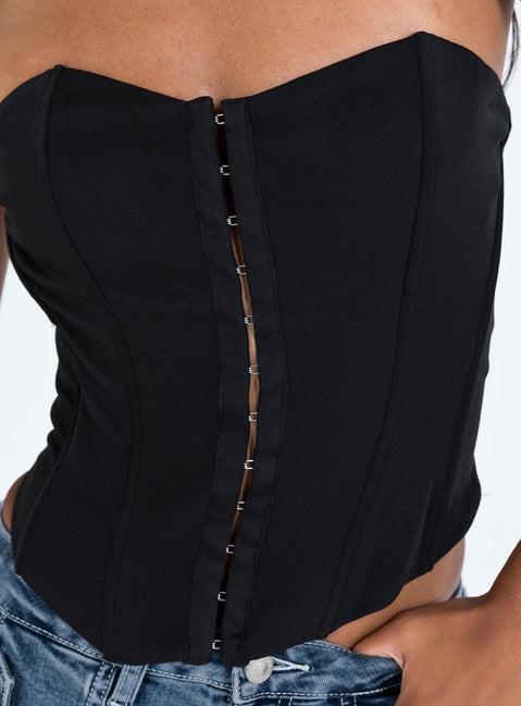 Archer Corset Top Black Product Image