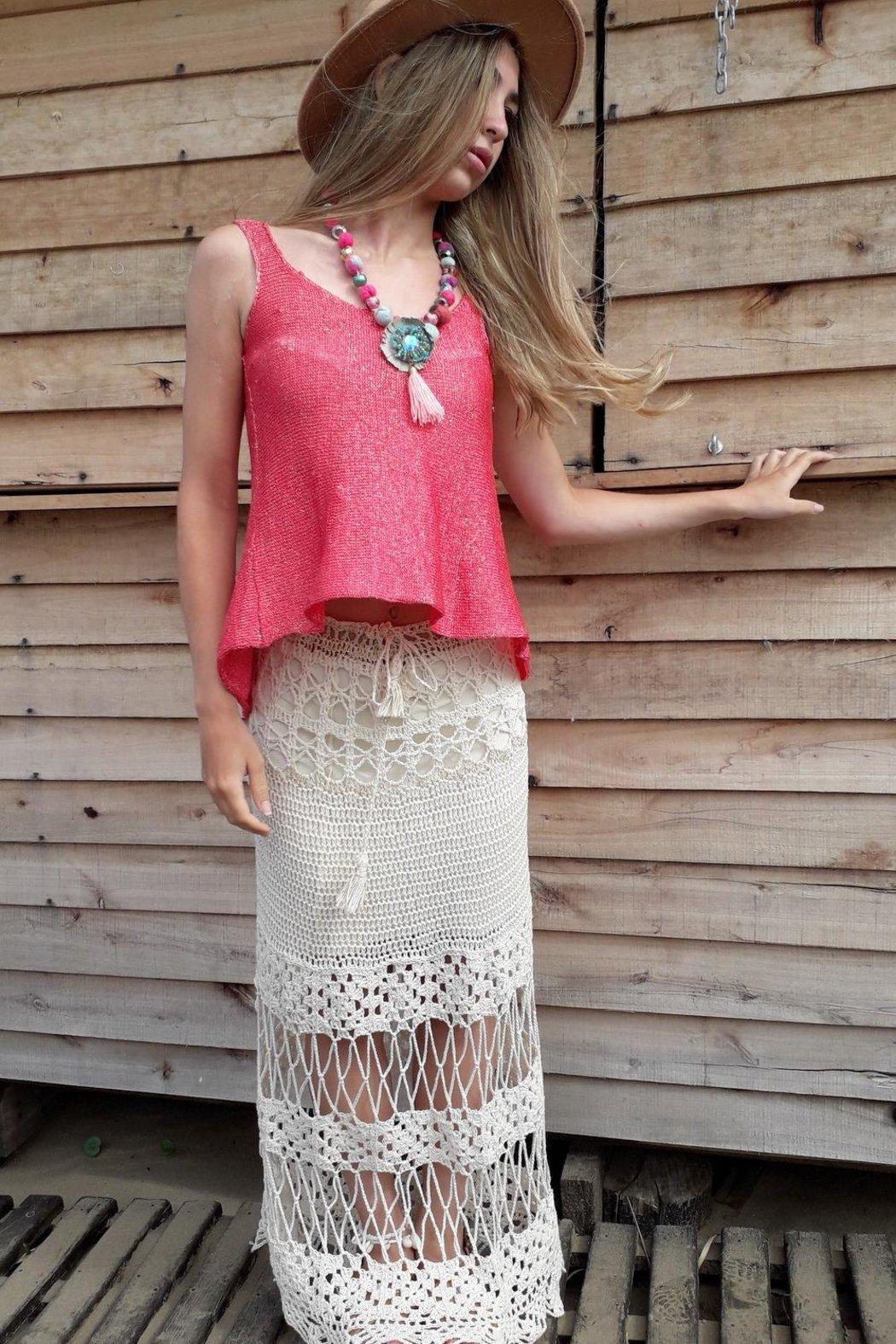Maxi Crochet Skirt Product Image