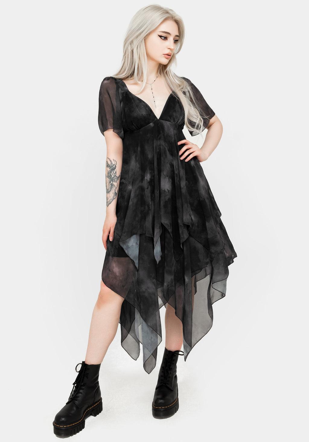 Tempest Layered Midi Dress Product Image