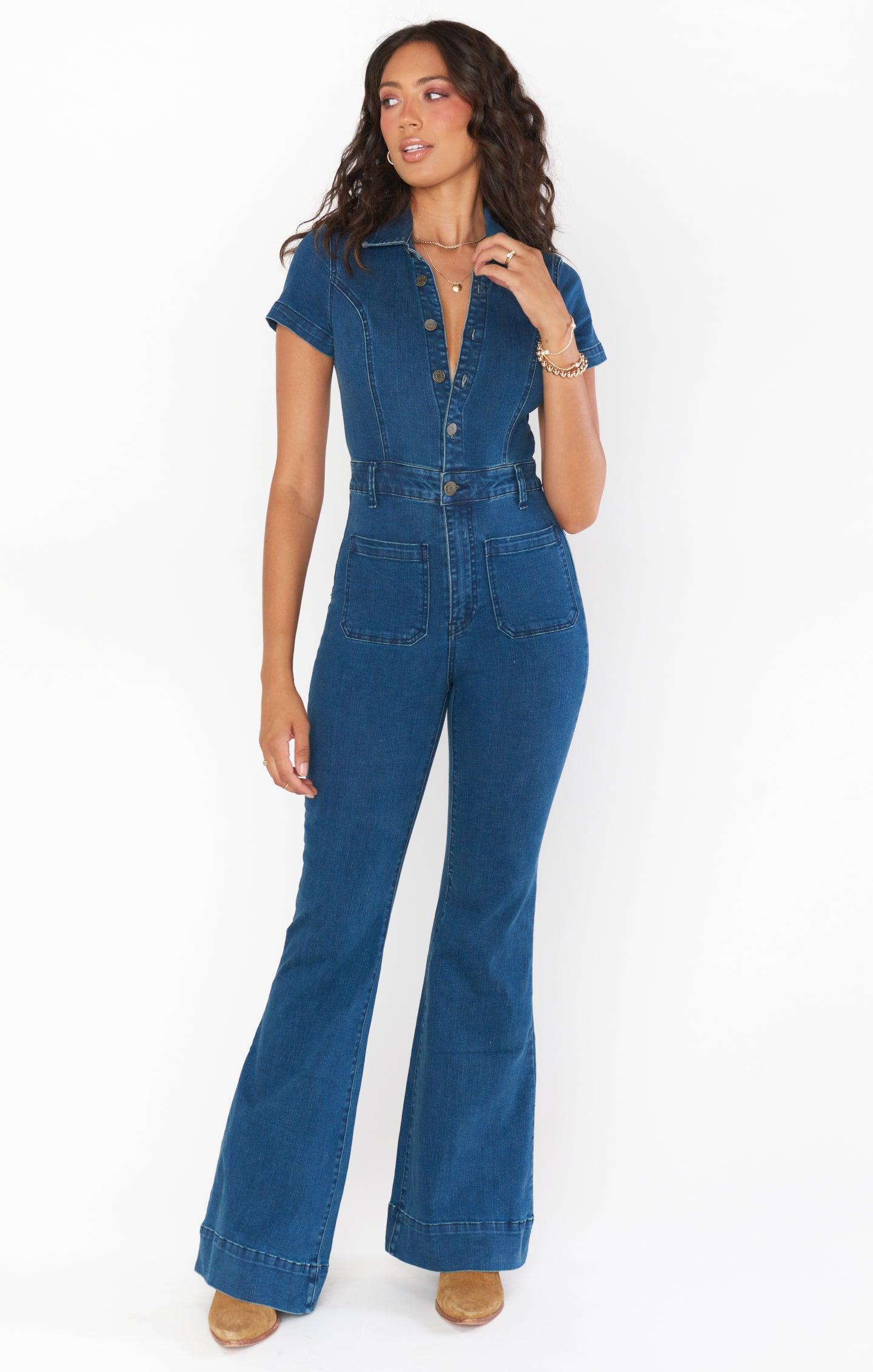 Everhart Jumpsuit ~ Lunar Blue Product Image