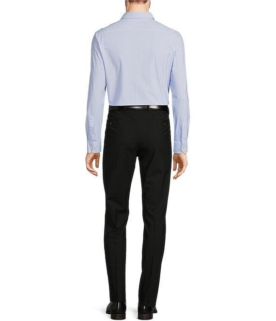 Murano Collezione Canclini Slim-Fit Herringbone Long-Sleeve Techno Woven Shirt Product Image