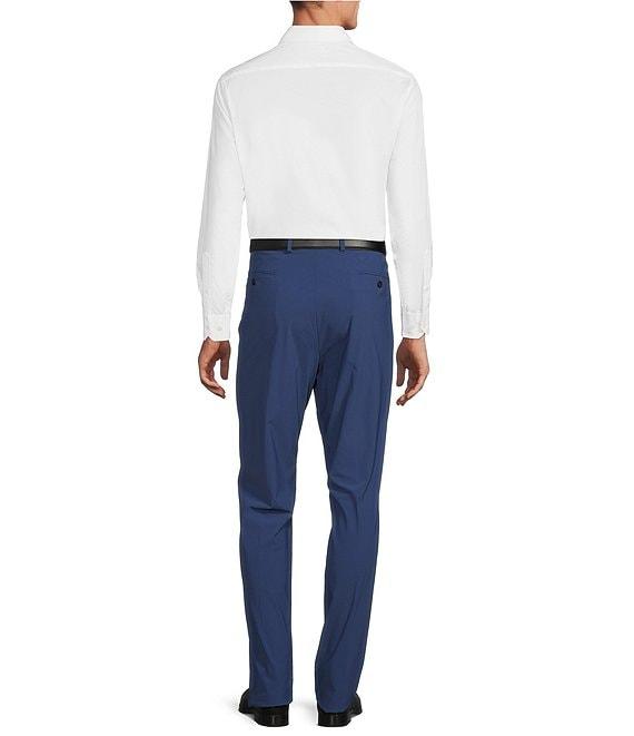 Hart Schaffner Marx New York Fit Flat Front Solid Dress Pants Product Image