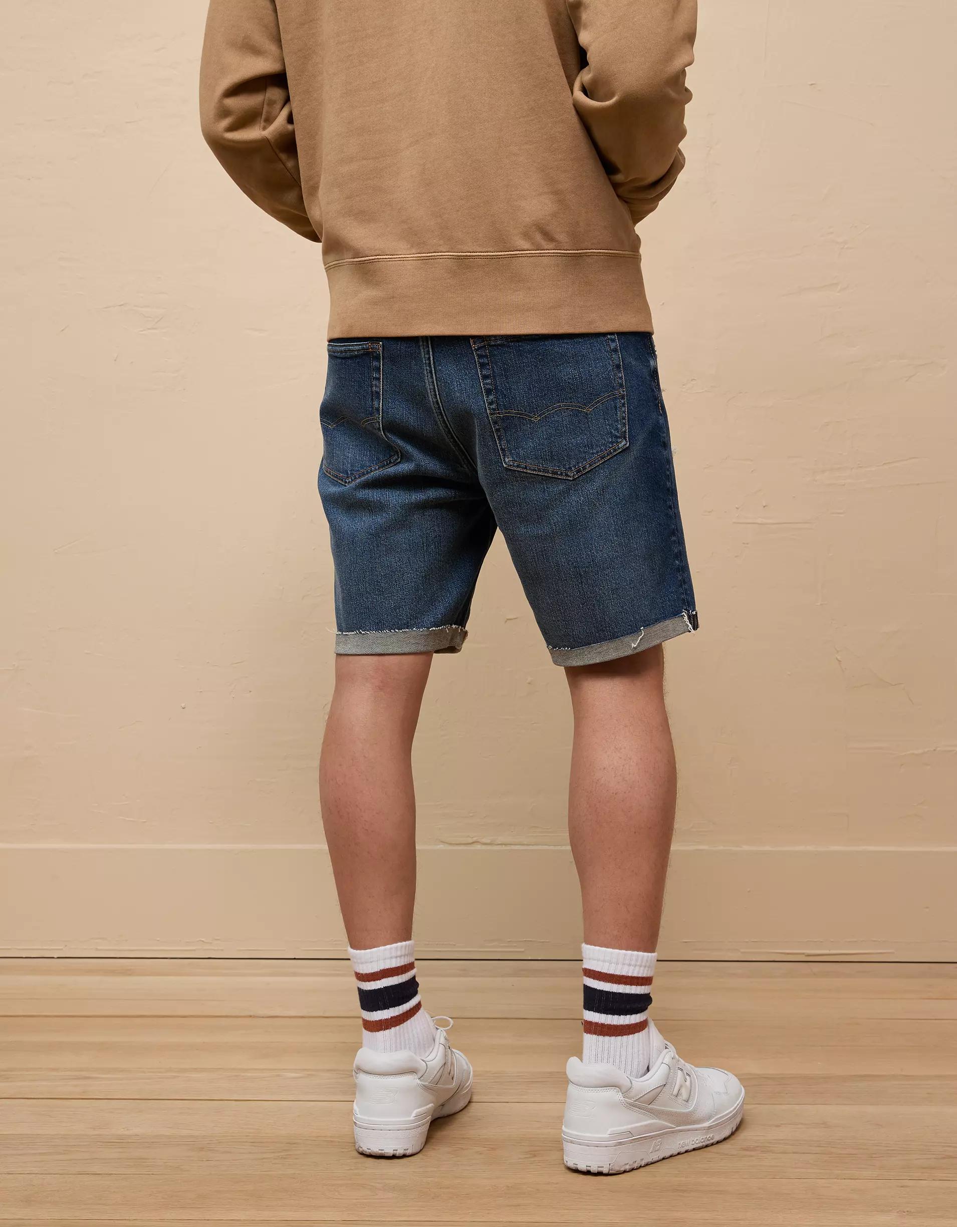 AE 9" AirFlex+ Patched Denim Short Product Image