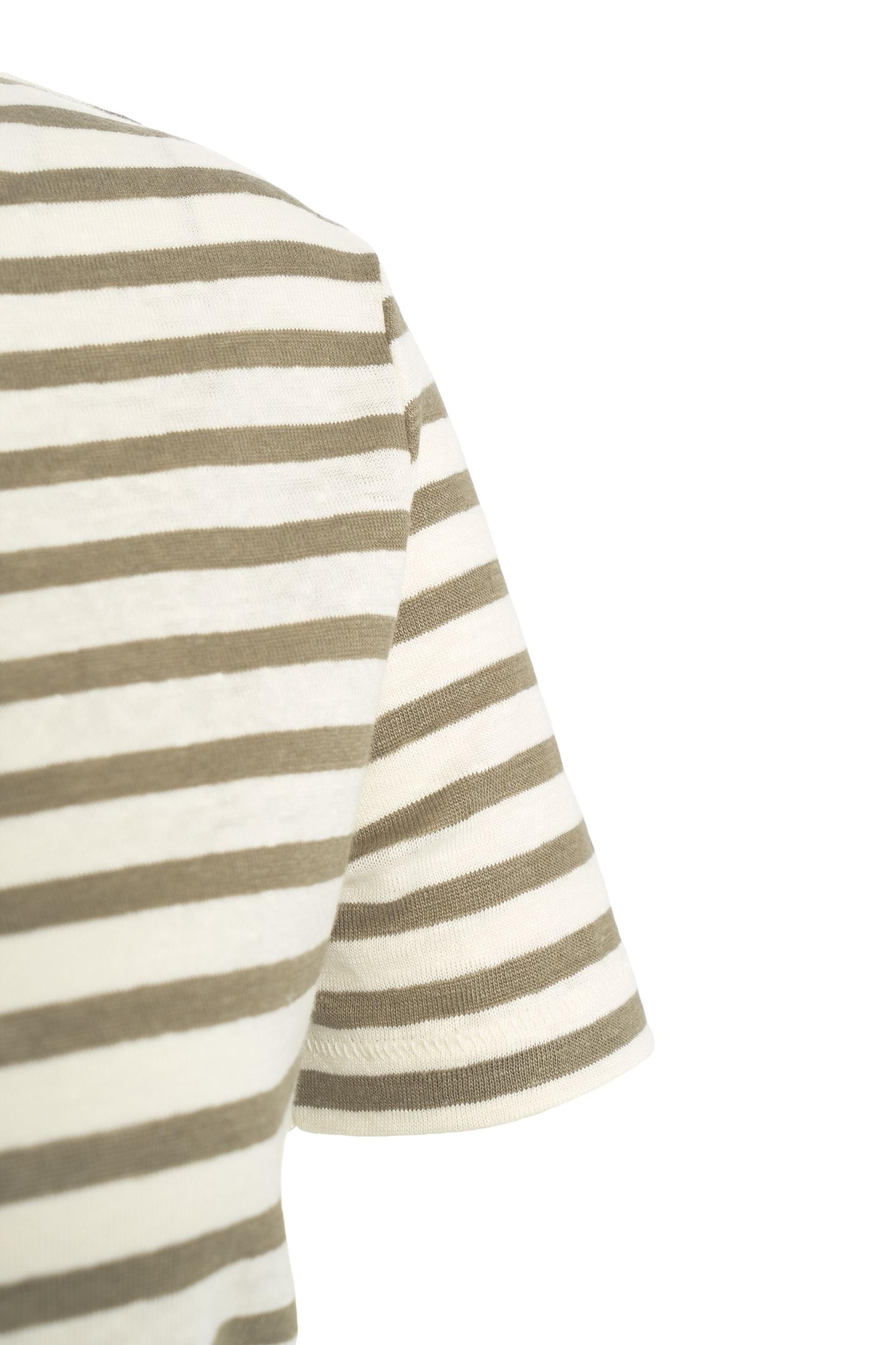 Striped linen t-shirt Product Image