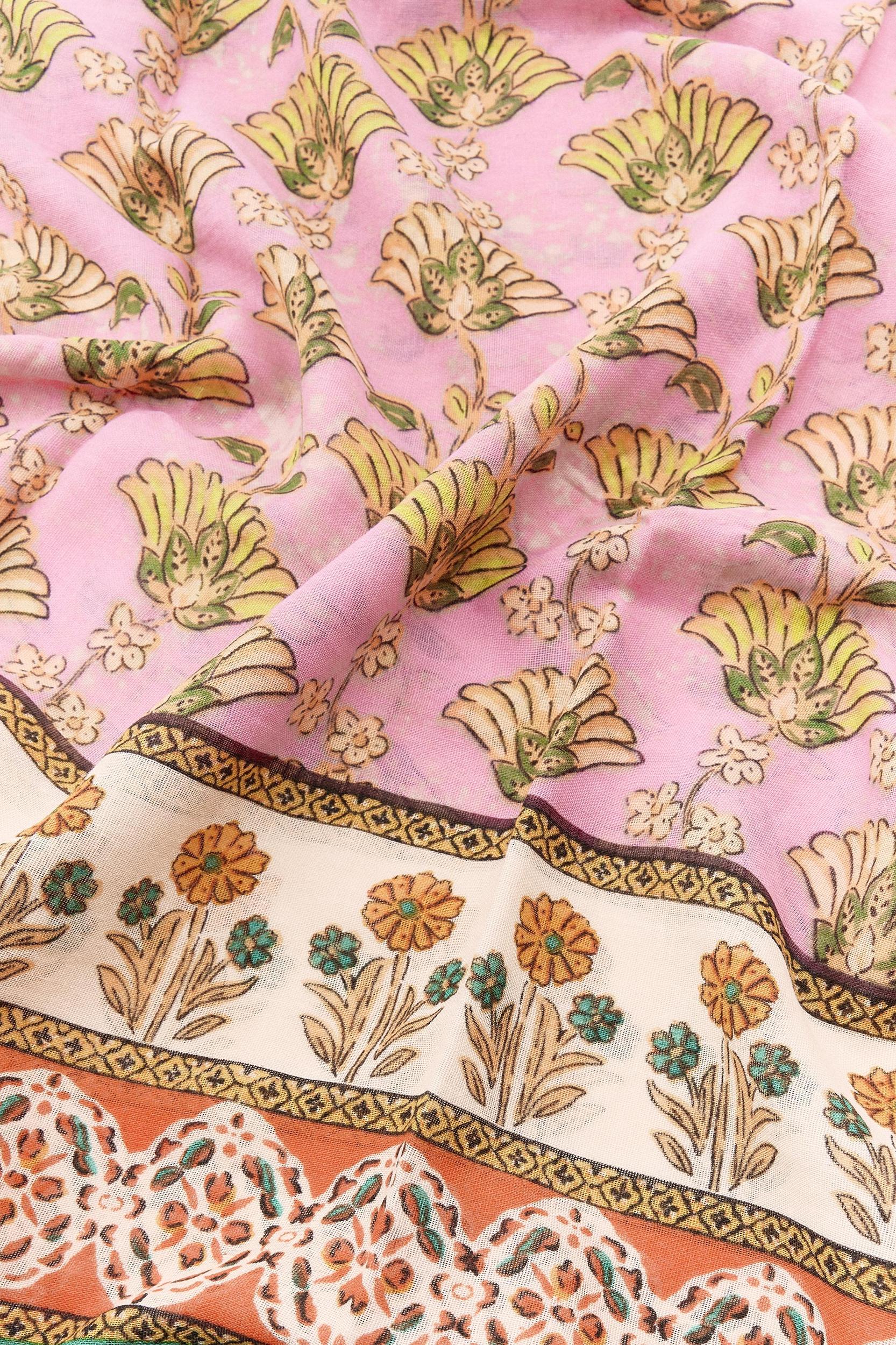 PRINTED SCARF WITH COTTON Product Image