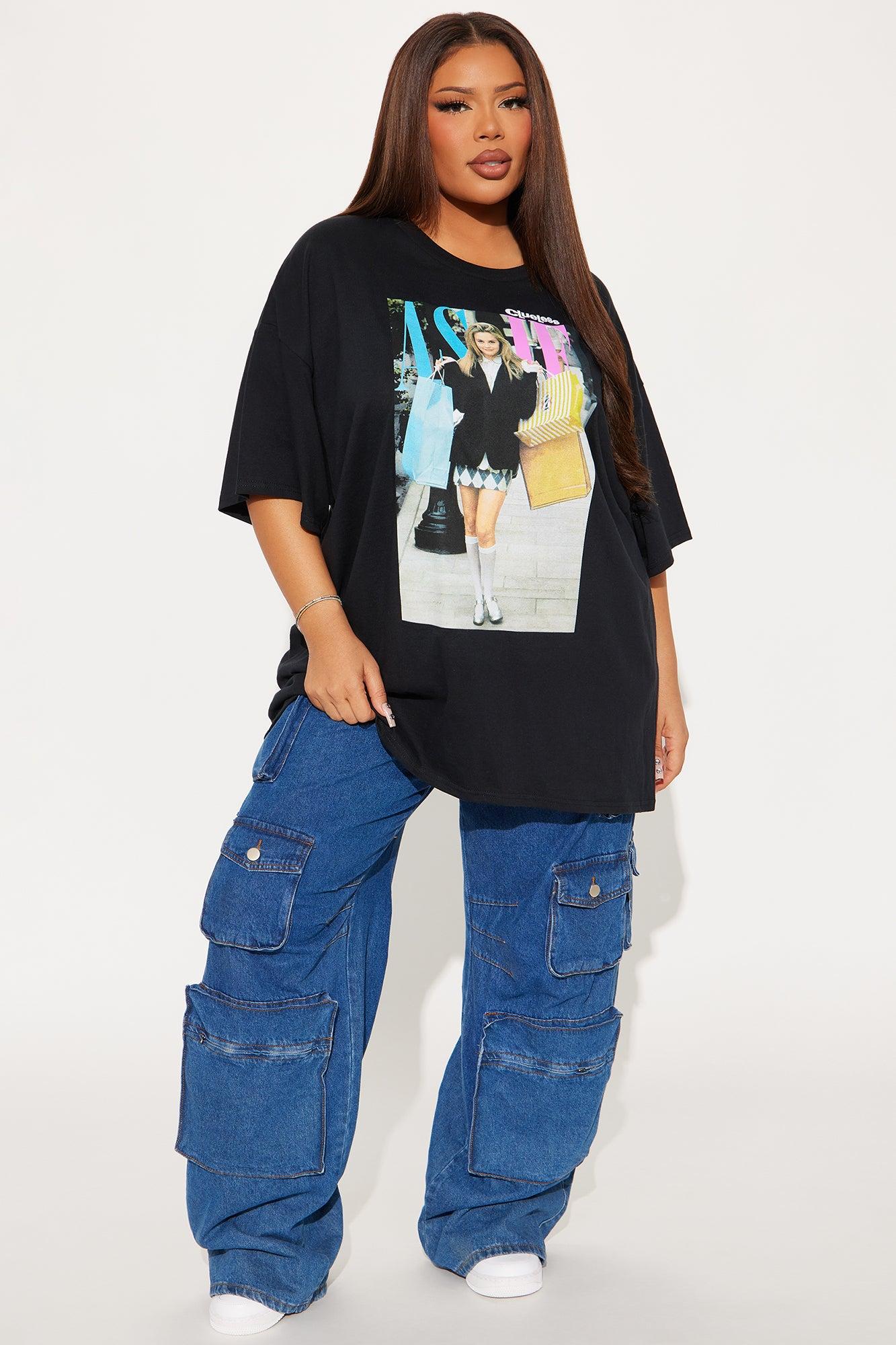 Clueless AS IF Tee - Black Product Image