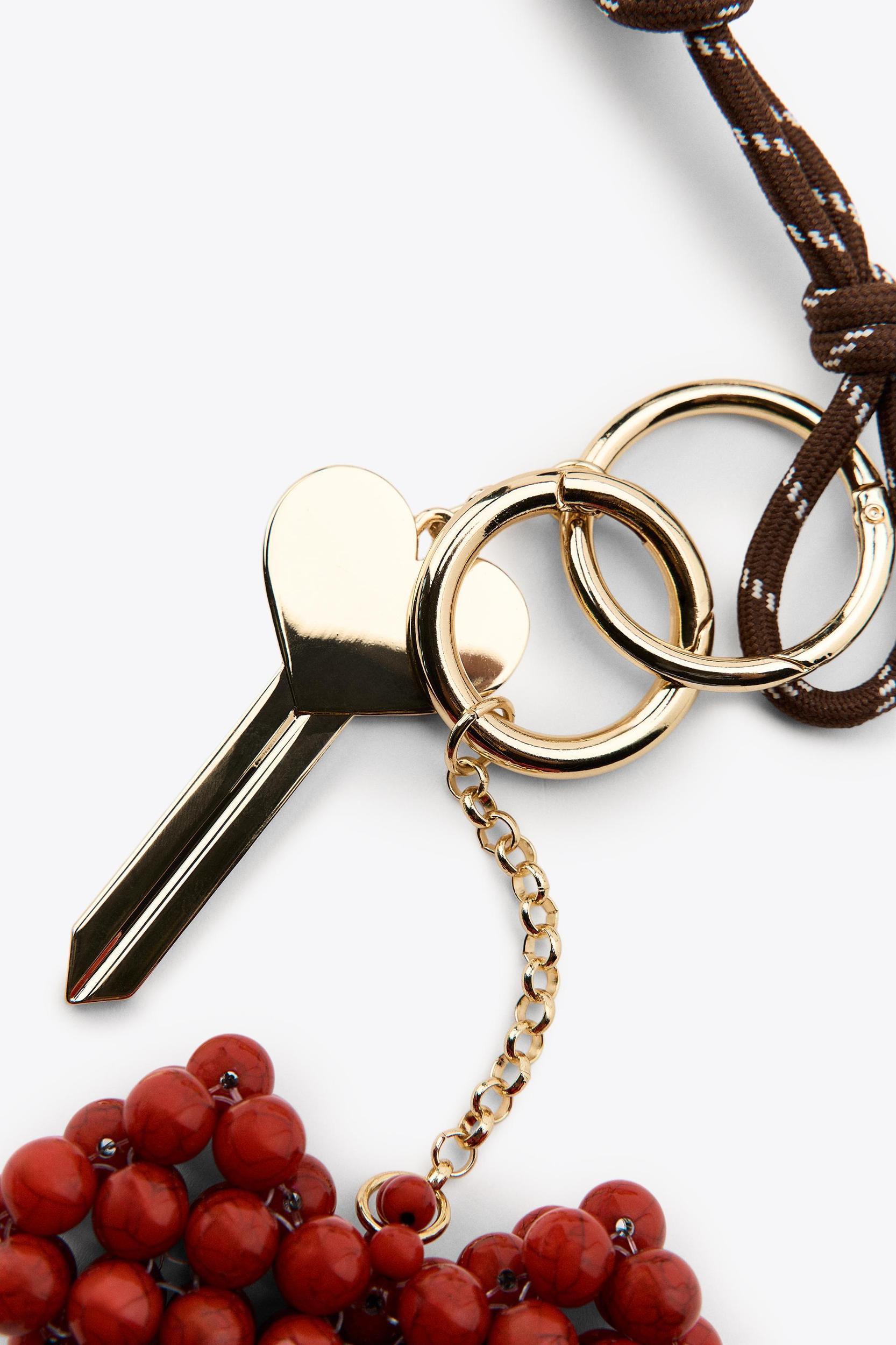 HEART MULTI-CHARM KEYCHAIN Product Image