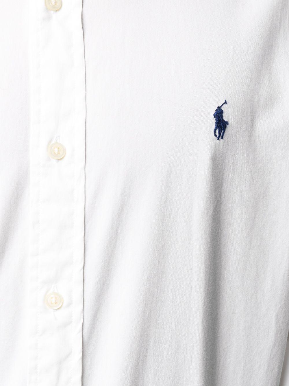 POLO RALPH LAUREN Long Sleeve Sport Shirt Clothing In White Product Image