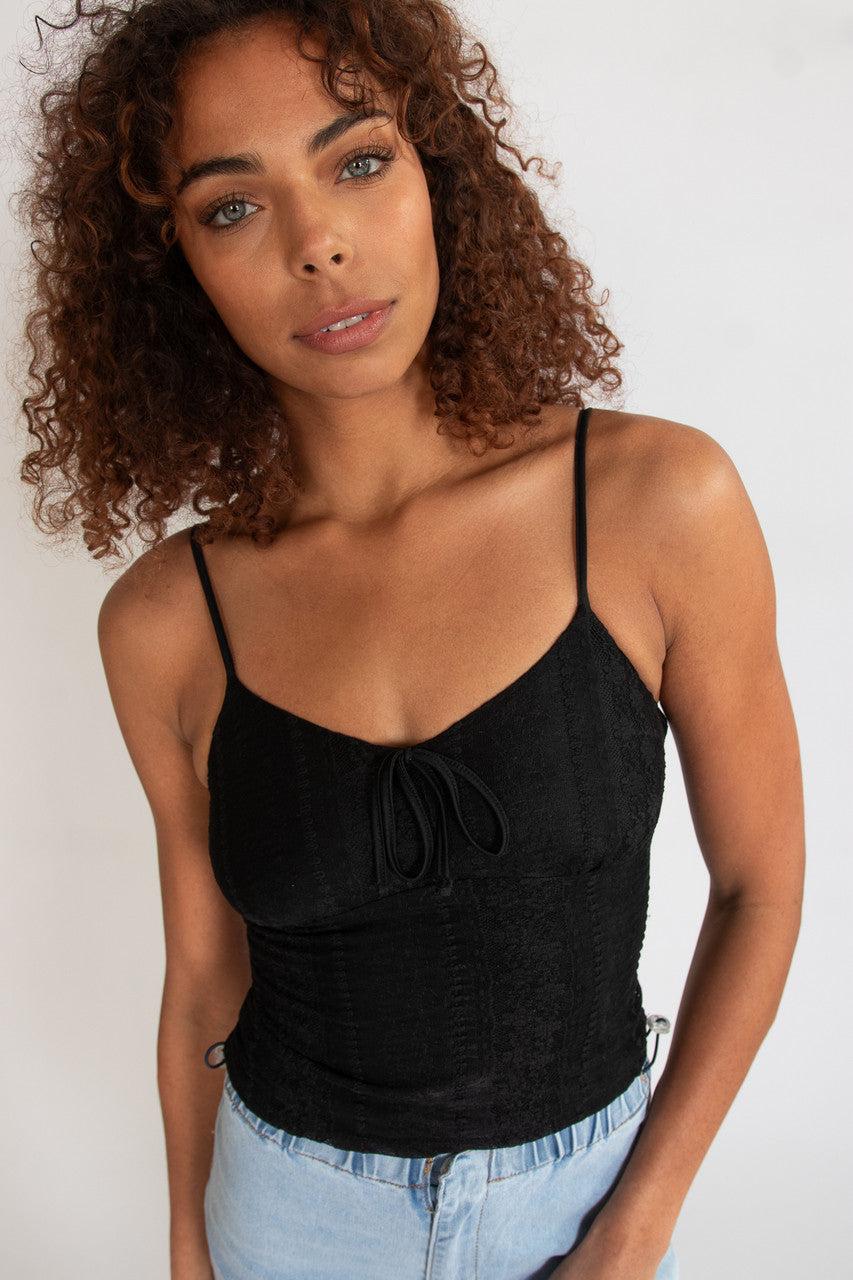 Lace Tie Front Cami Product Image