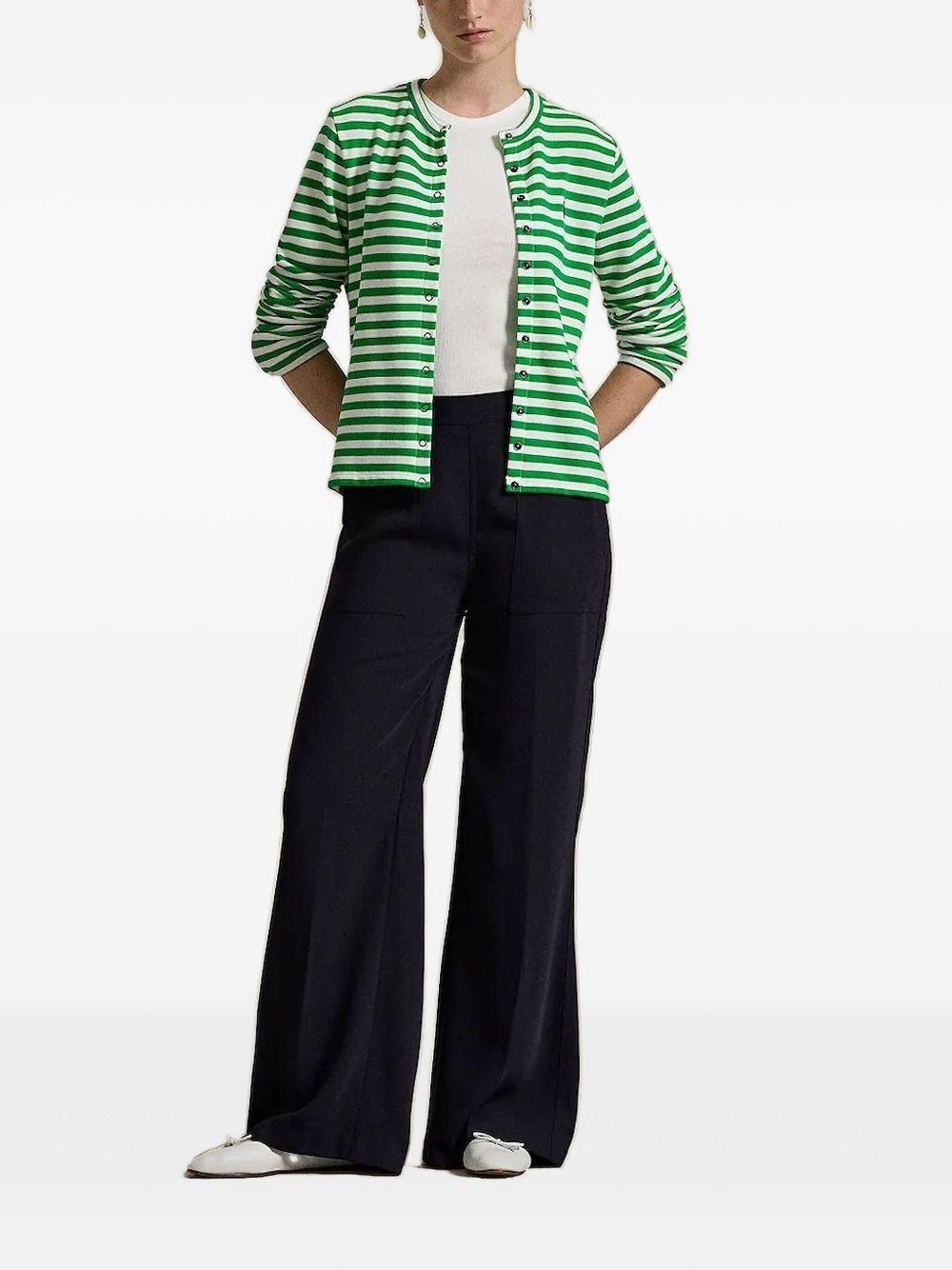 striped button-down cardigan Product Image