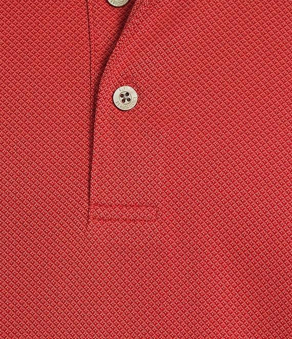 Roundtree & Yorke Performance Short Sleeve Triangle Jacquard Polo Shirt Product Image