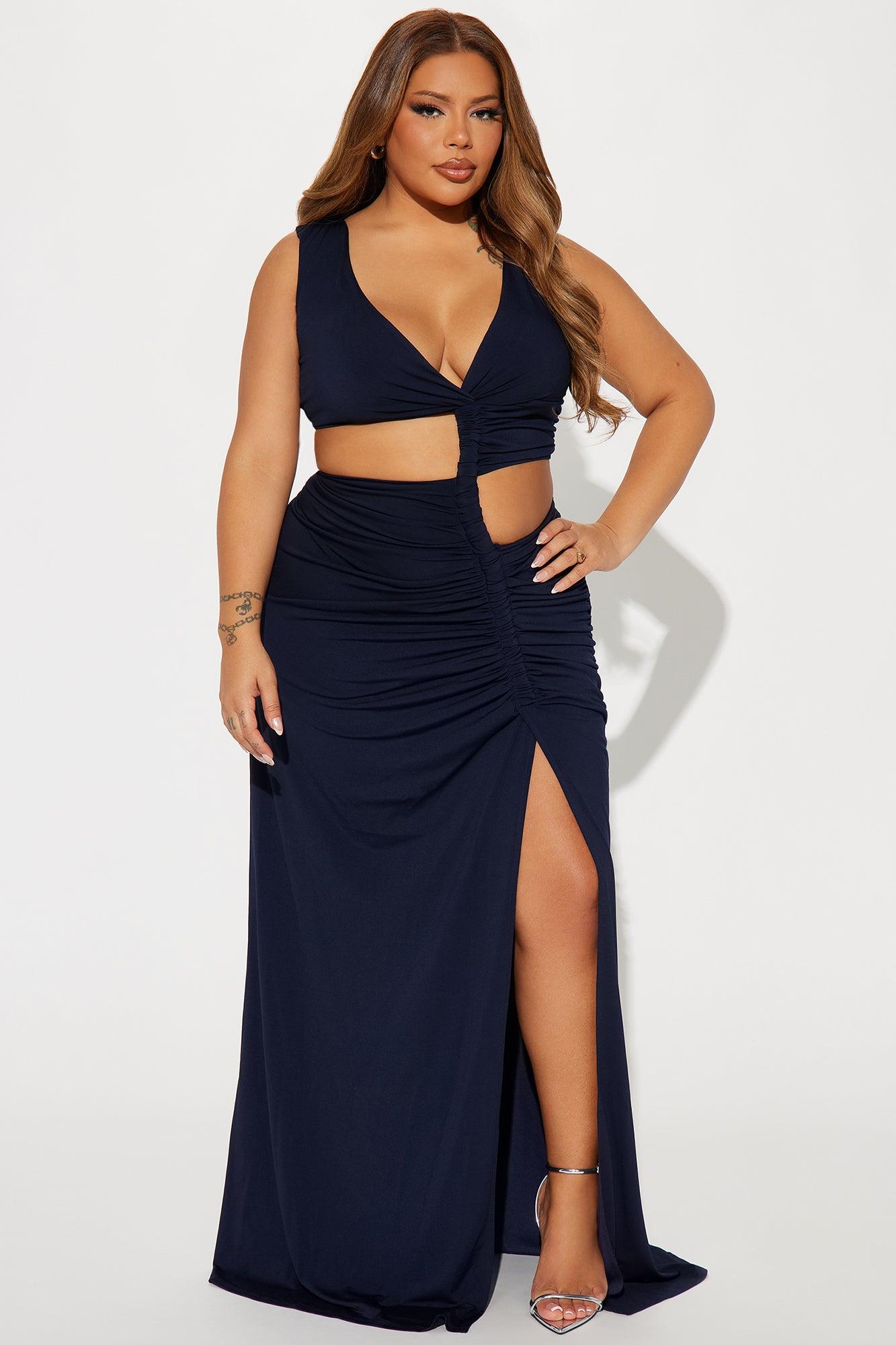 Classic And Fantastic Maxi Dress - Navy Product Image
