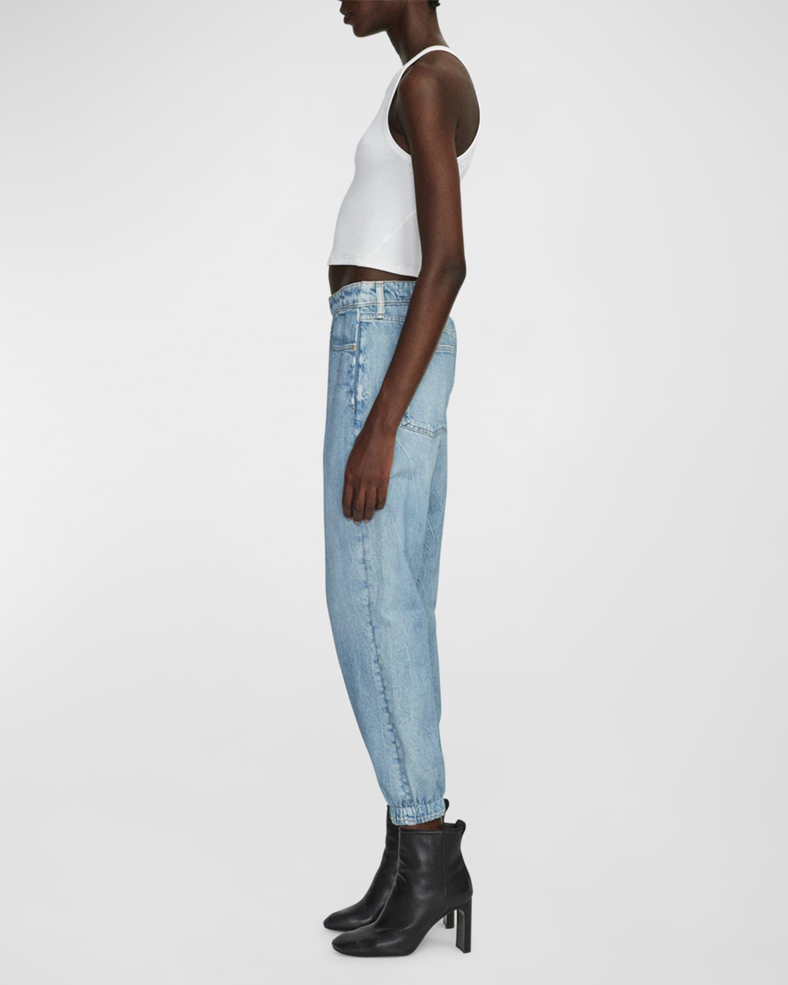 Miramar Cotton-Terry Crop Joggers Product Image