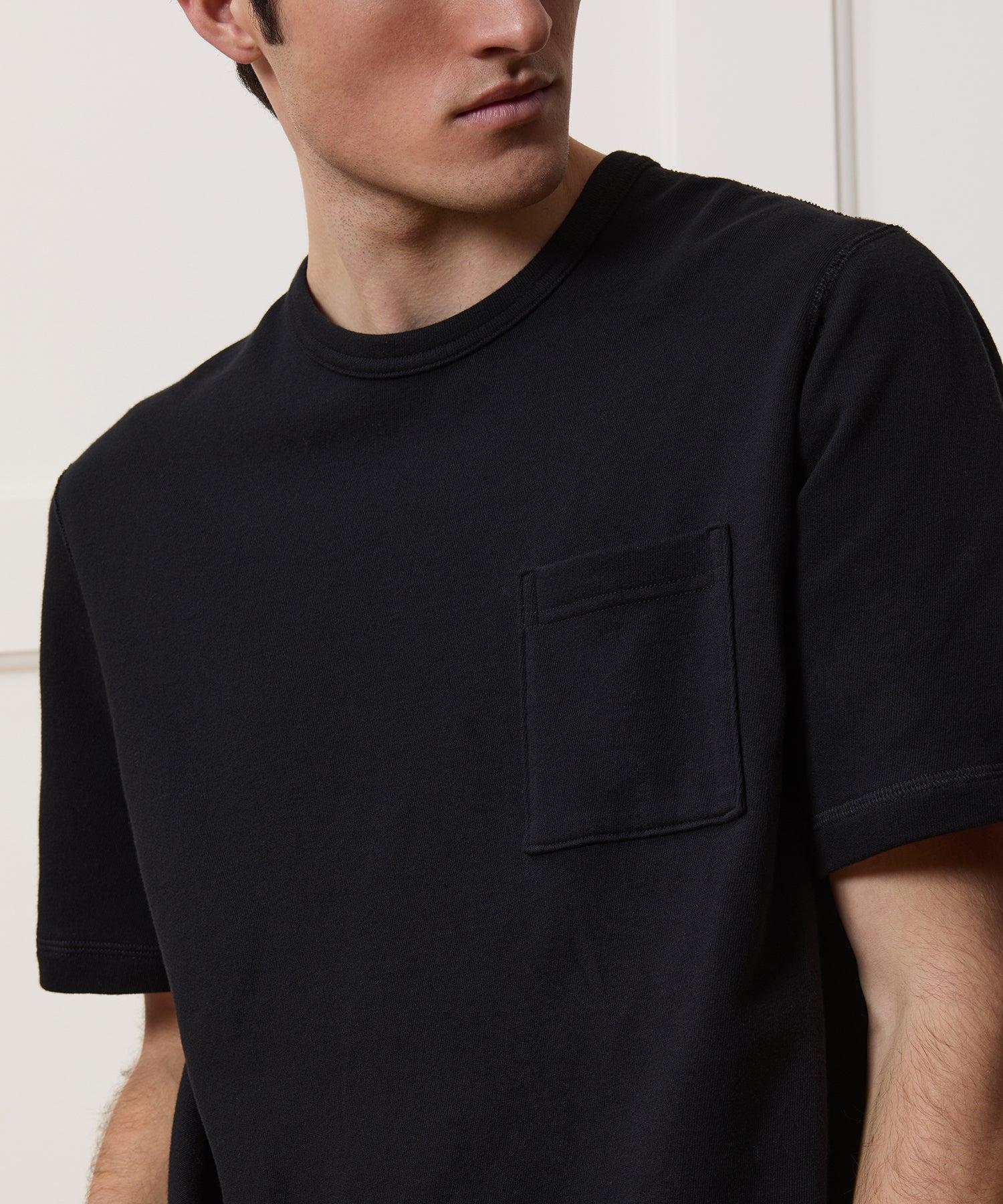 Lightweight Terry Cloth Short-Sleeve Sweatshirt Product Image