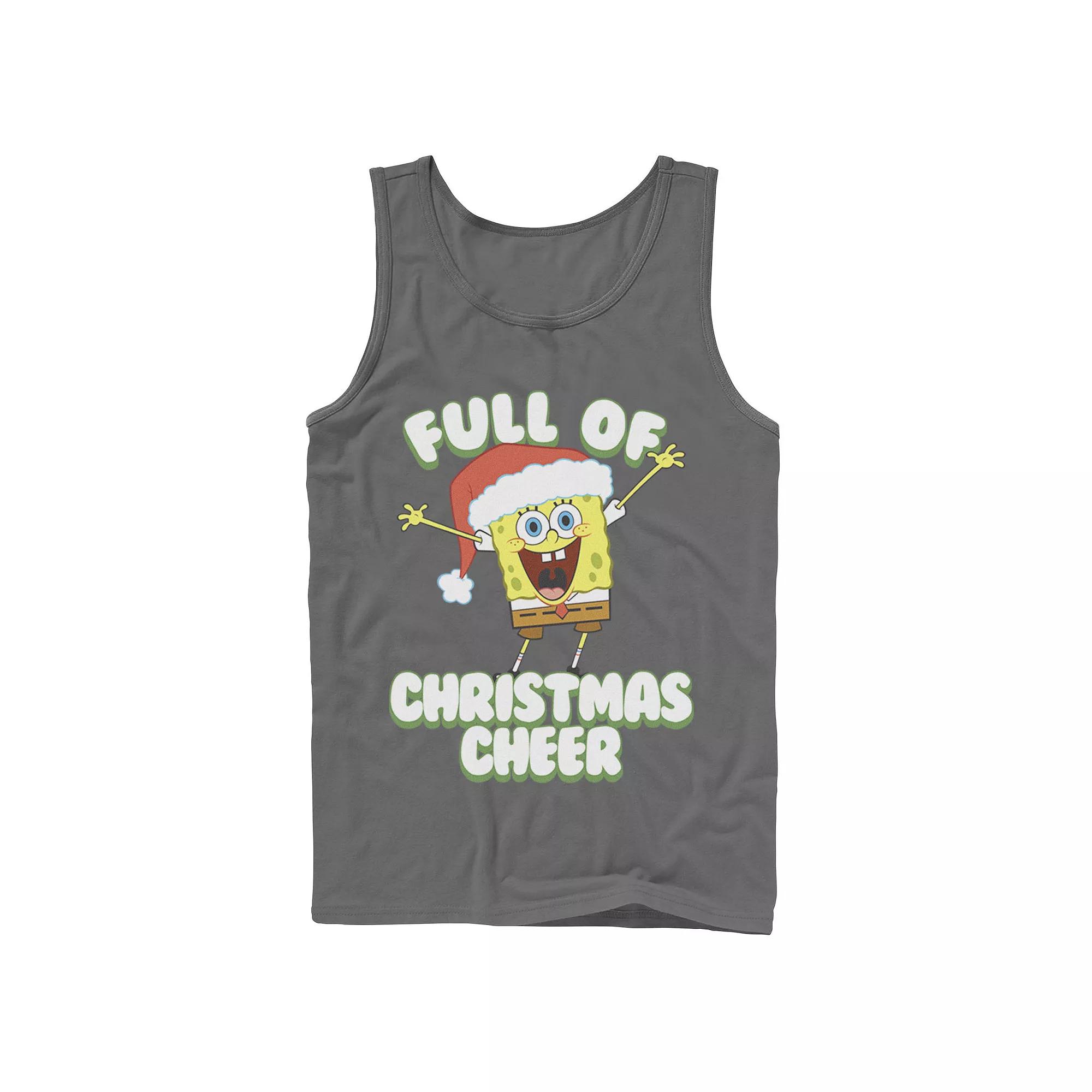 Men's SpongeBob SquarePants Full of Cheer Tank Top Top,  Product Image