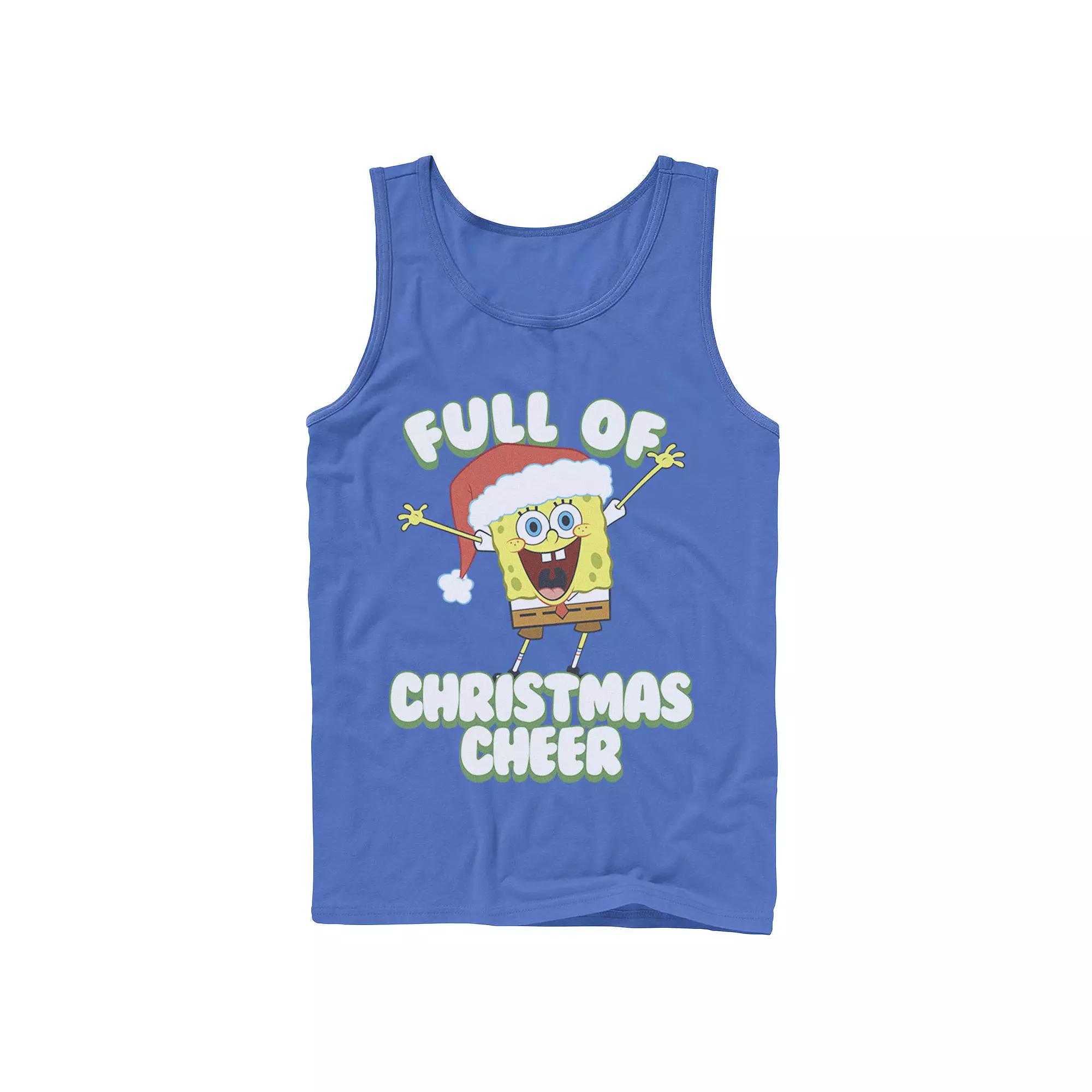 Men's SpongeBob SquarePants Full of Cheer Tank Top Top,  Product Image