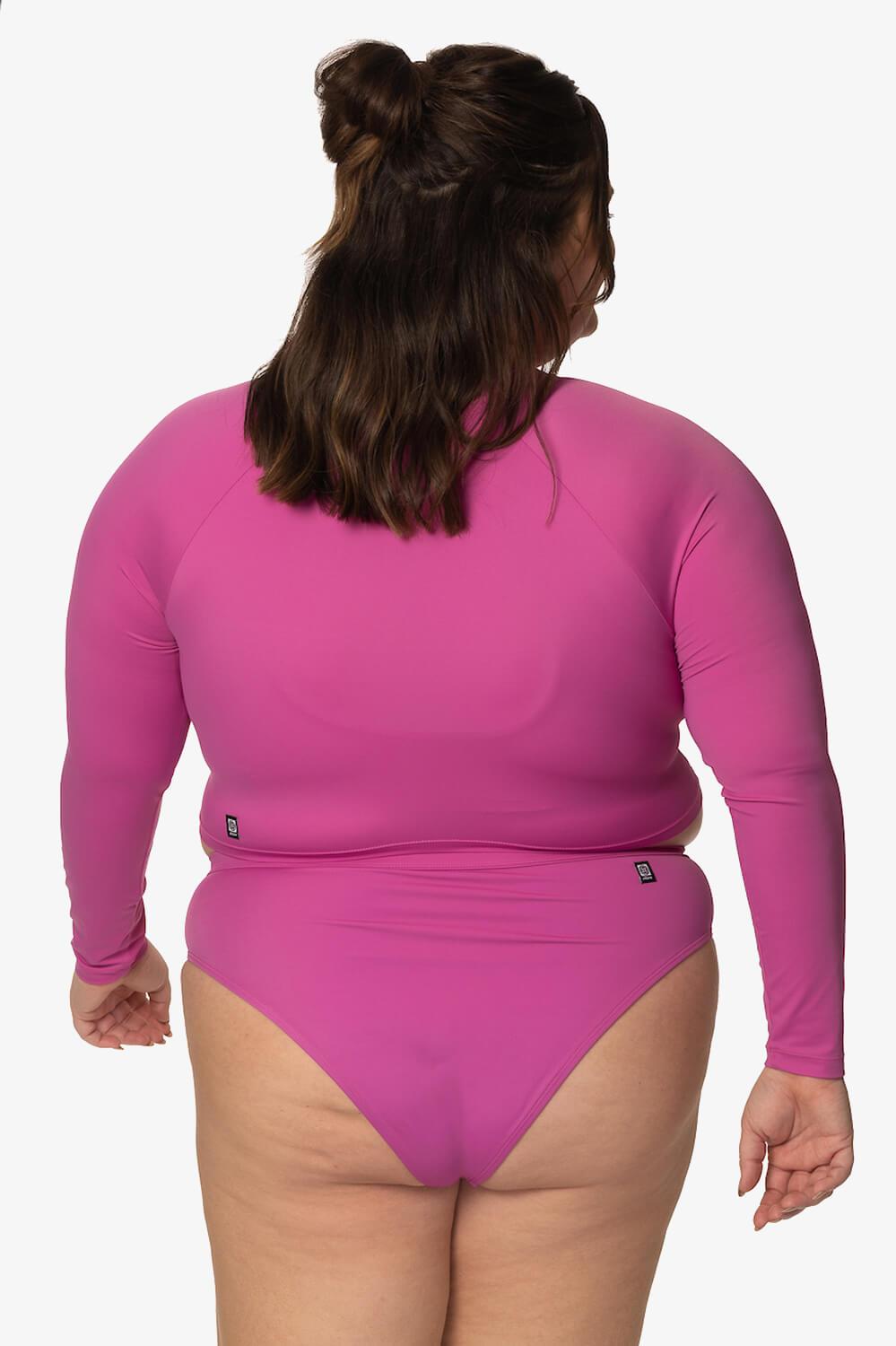 Moana Long Sleeved Crop Rashguard - Leucadia Female Product Image
