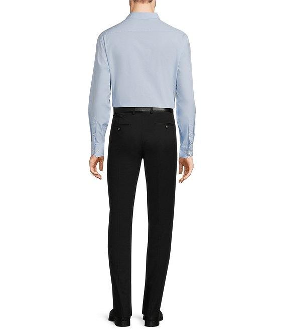 Murano Wardrobe Essentials Alex Slim Fit Flat Front Washed Stretch Chino Pants Product Image