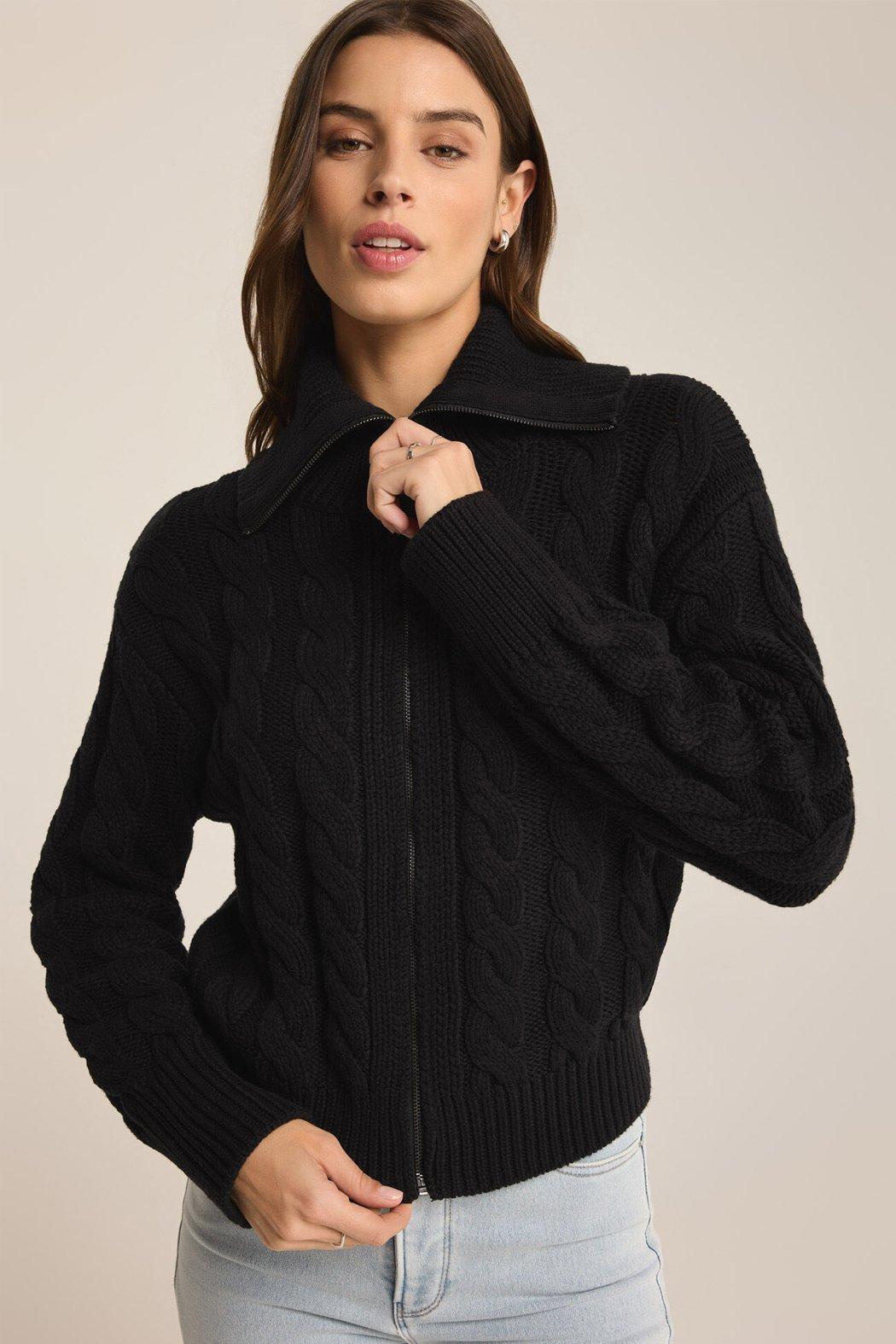 Hemingway Cable Zip Cardigan Product Image