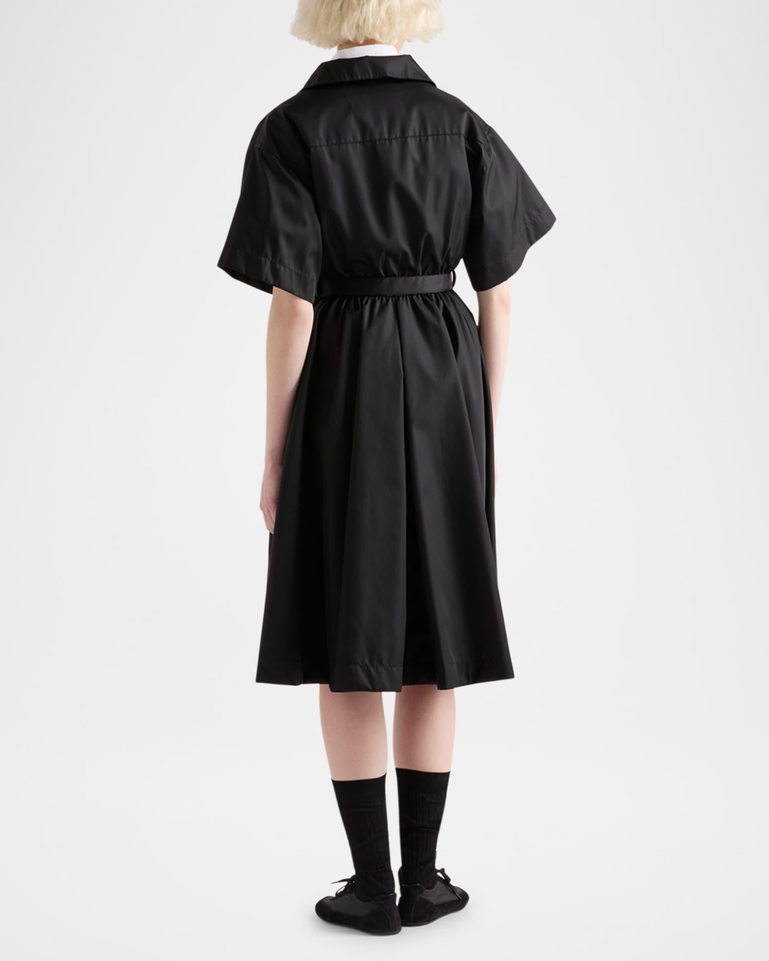 Short-Sleeved Re-Nylon Midi Dress Product Image