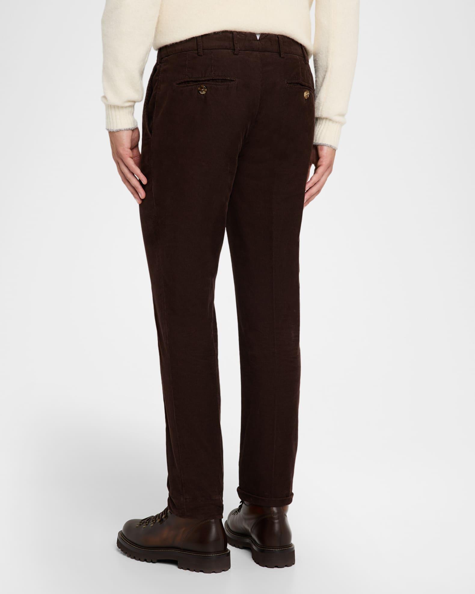 Men's Fine Corduroy Flat-Front Pants Product Image