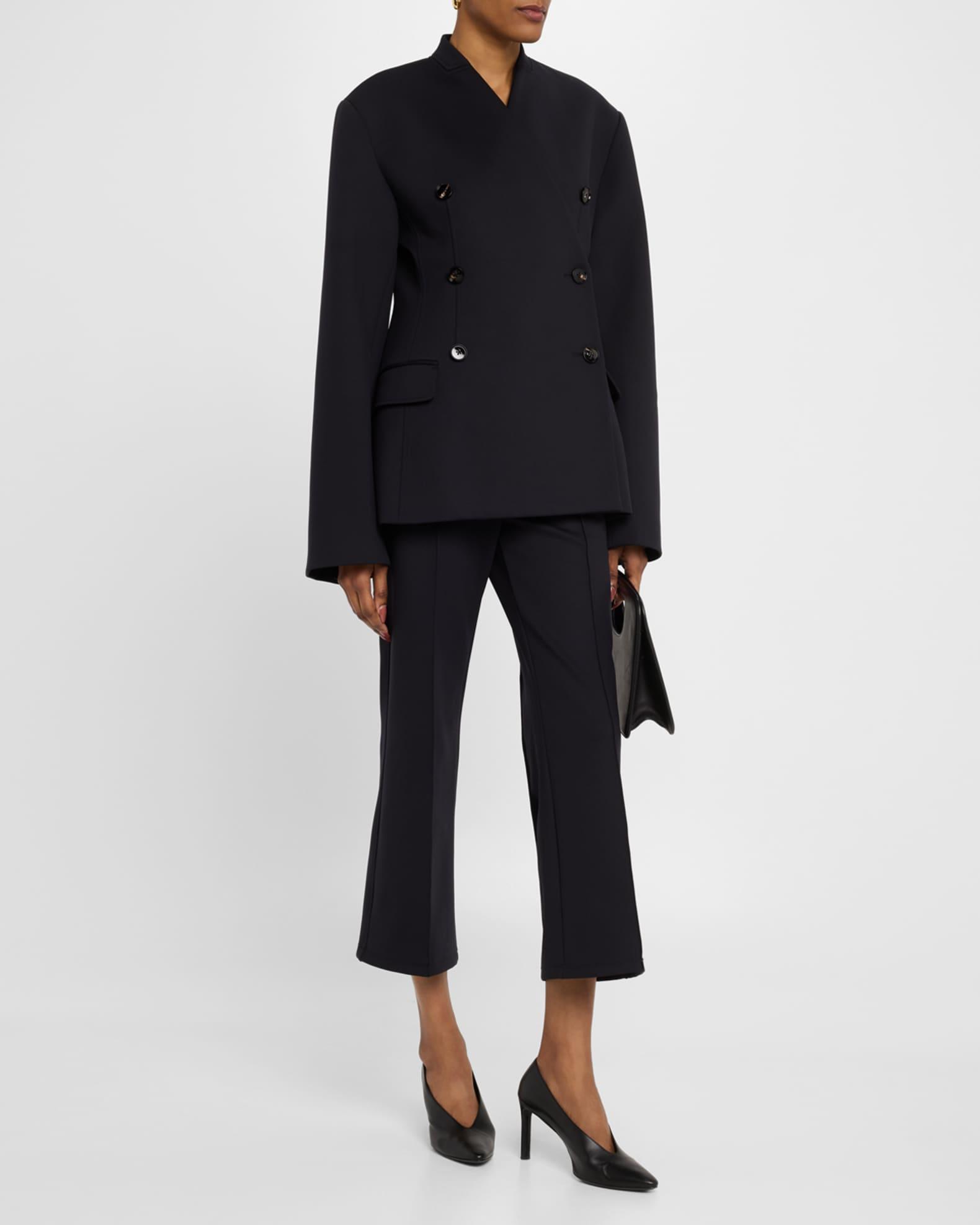 Sculptural Collarless Jacket Product Image