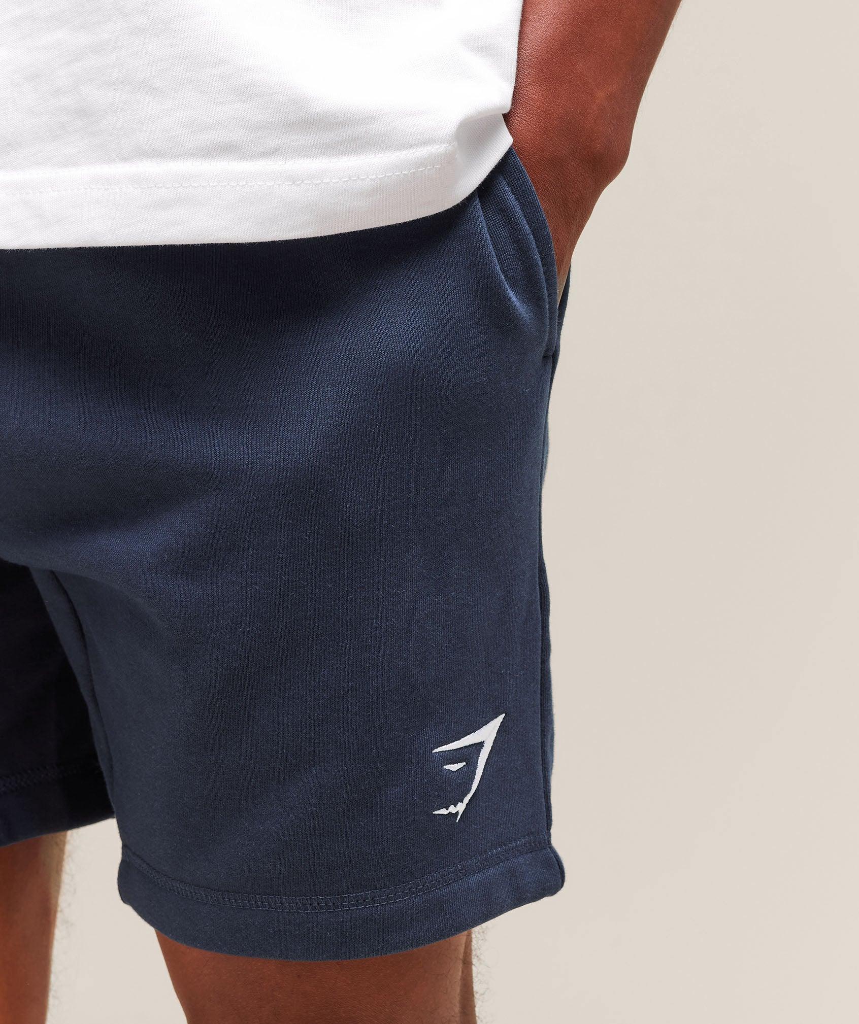 Gymshark Crest 7" Shorts - Navy Male Product Image