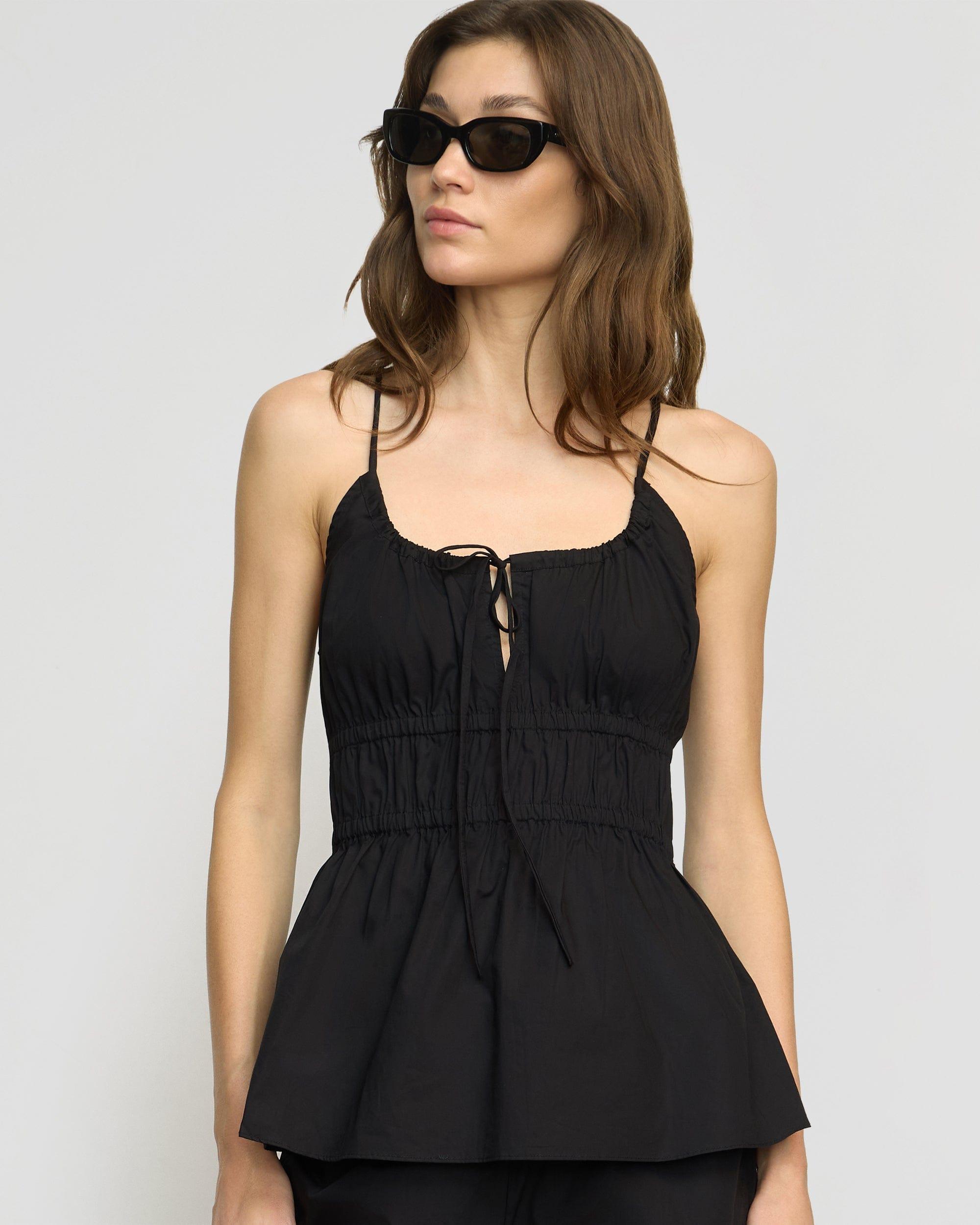 Jamila Organic Cotton Ruched Cami Product Image