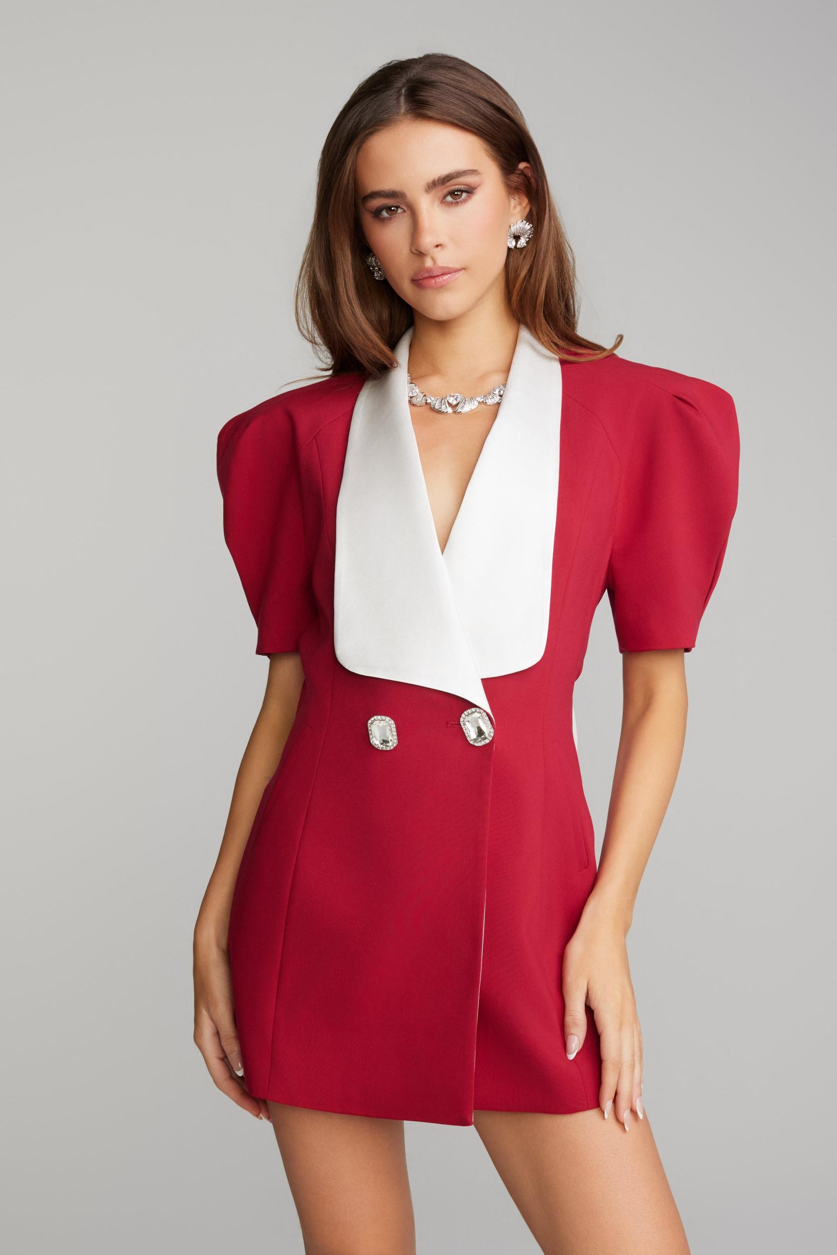 Alia Dress (Red) (Final Sale) Product Image
