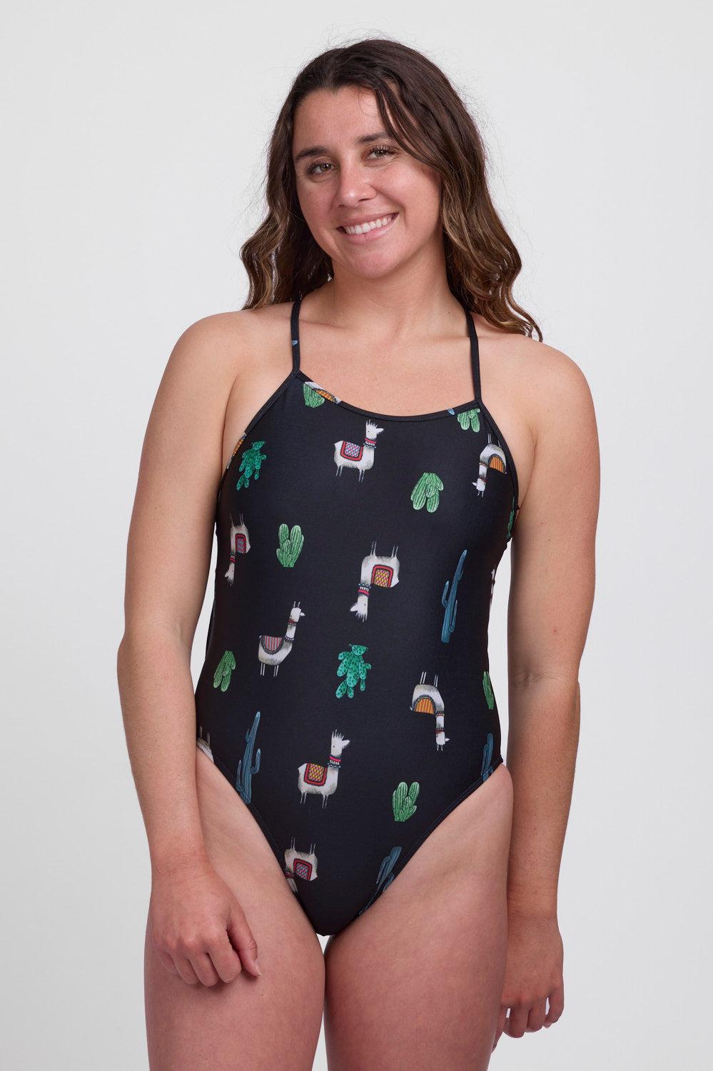 Jackson One Piece Swimsuit - Llamarama Female Product Image