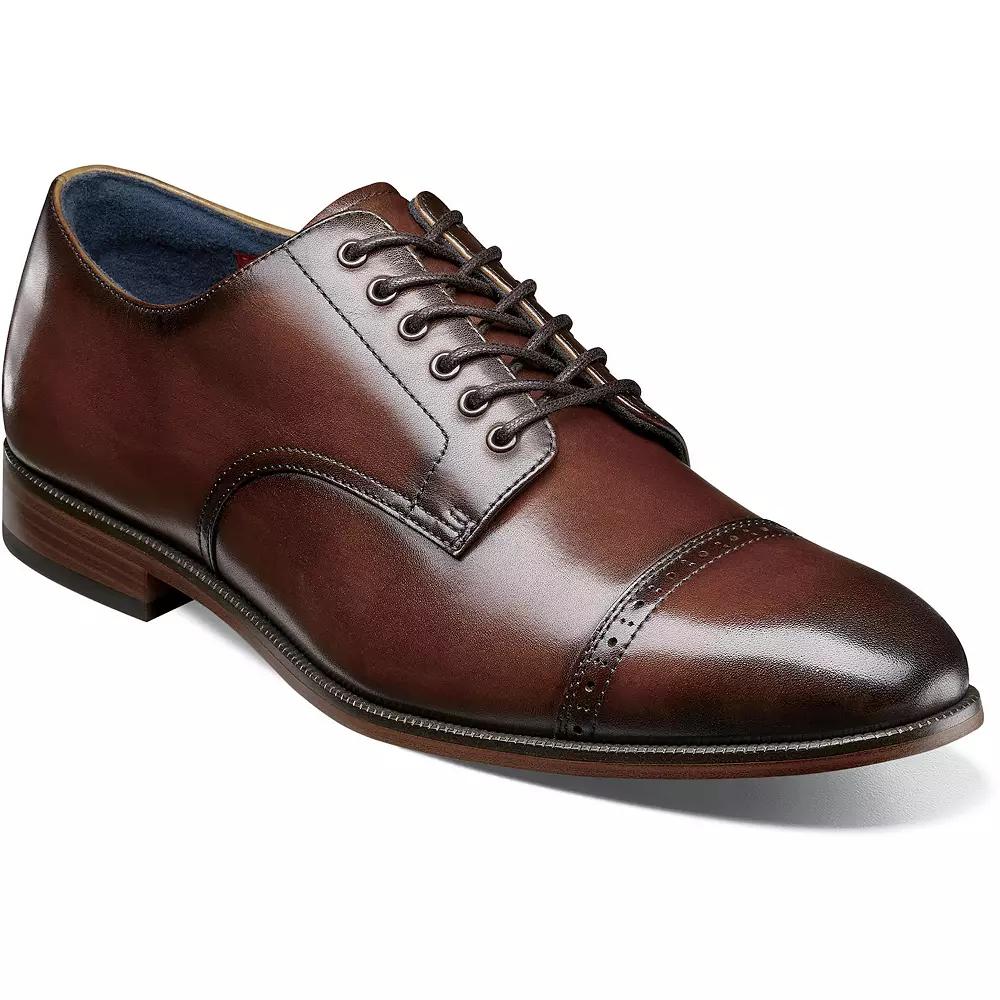 Stacy Adams William Mens Cap-Toe Leather Oxford Shoes Product Image