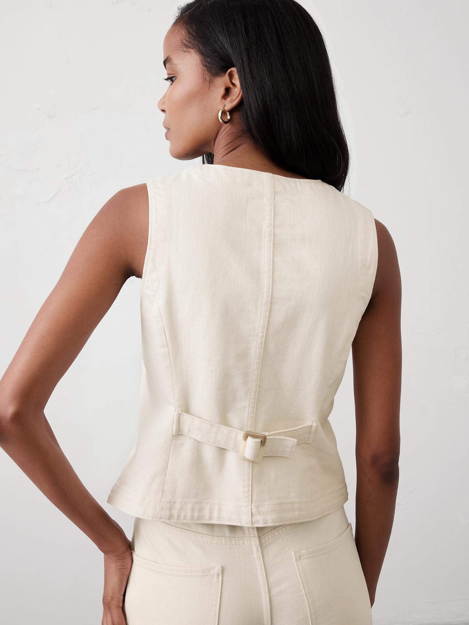 Denim Short Classic Vest Product Image