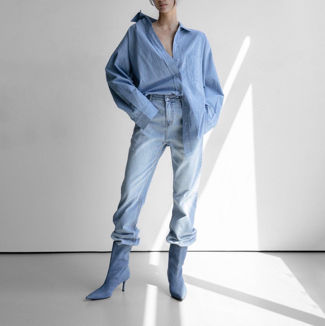 Slim Straight Leg Jeans Product Image