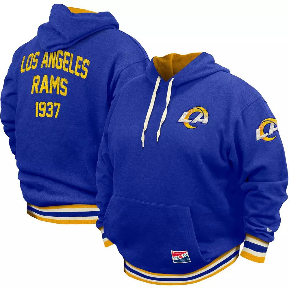 Men's New Era Royal Los Angeles Rams Big & Tall NFL Pullover Hoodie,  Product Image