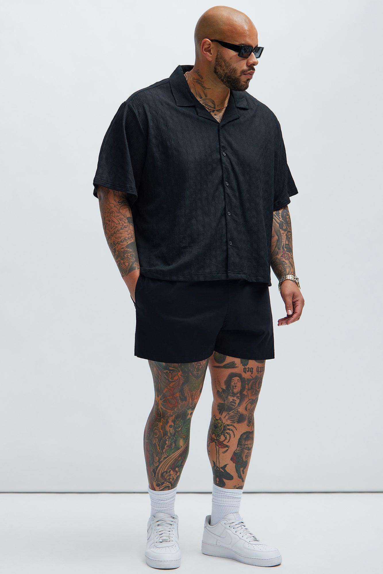 Montez Stretch Swim Trunk Short - Black Product Image