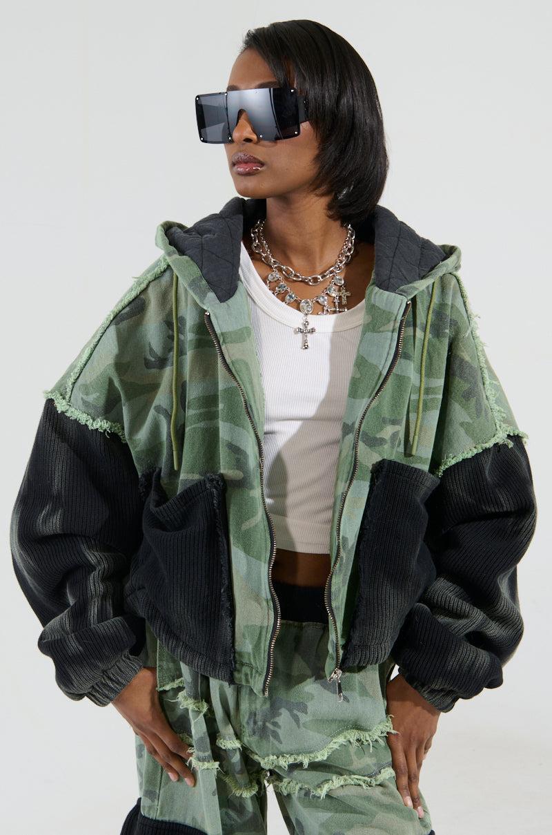 CADET MIXED MEDIA BOMBER Product Image