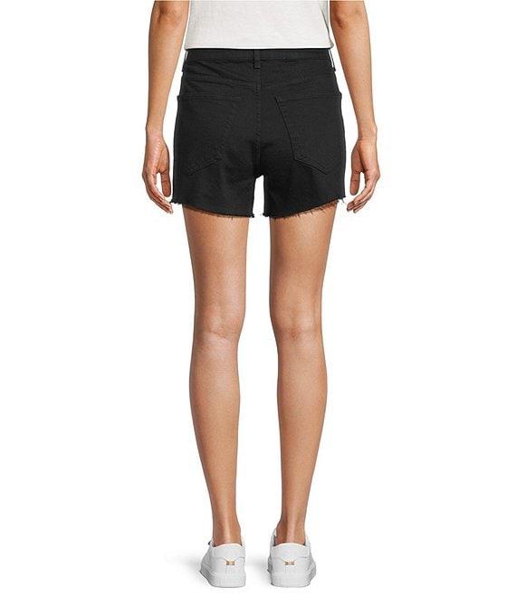 Antonio Melani Bayleigh Raw Hem Mid Rise Denim Shorts Product Image