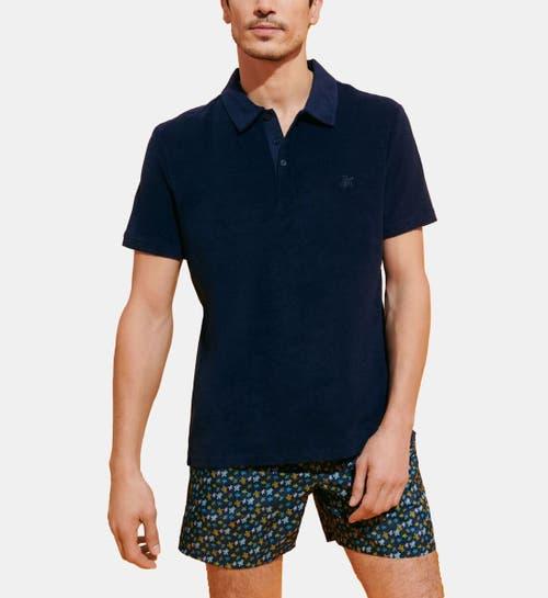 Vilebrequin Men's Solid Terry Polo Product Image