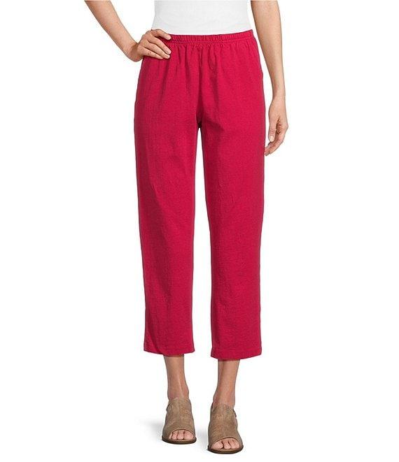 Bryn Walker Sunday Cotton Jersey Elastic Waist Narrow Leg Pants Product Image