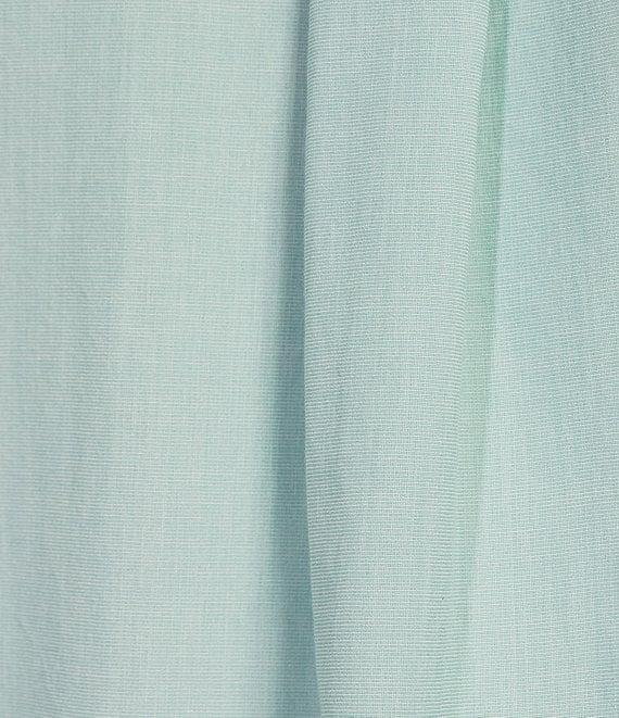 Roundtree & Yorke Long Sleeve Solid Slub Sport Shirt Product Image