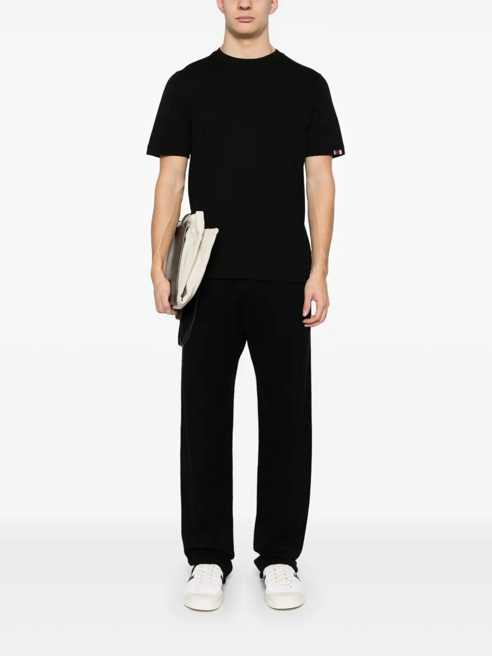 EXTREME CASHMERE N°414 Nick Wool And Cashmere T-shirt In Black Product Image