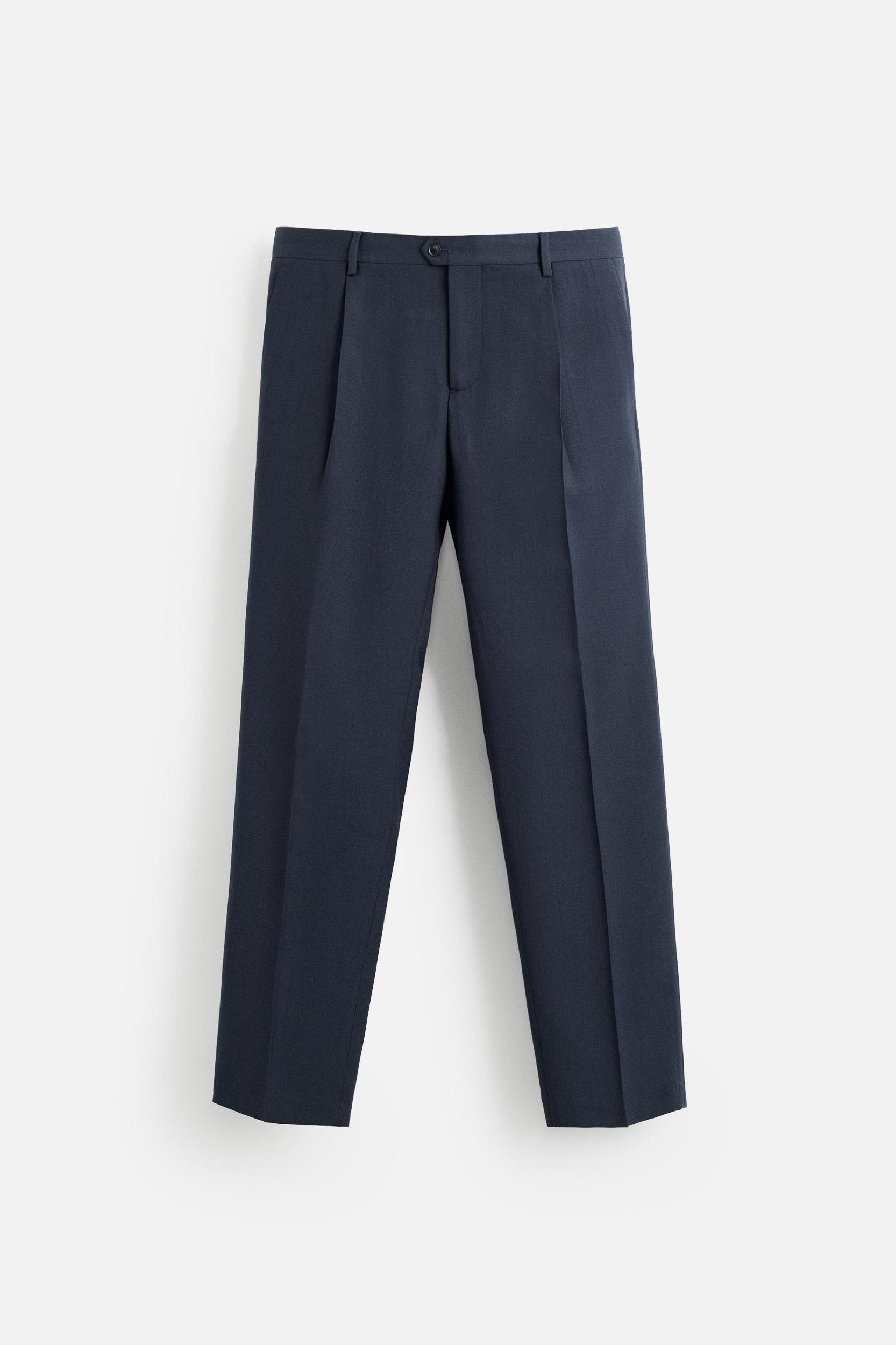 WOOL BLEND SUIT PANTS Product Image