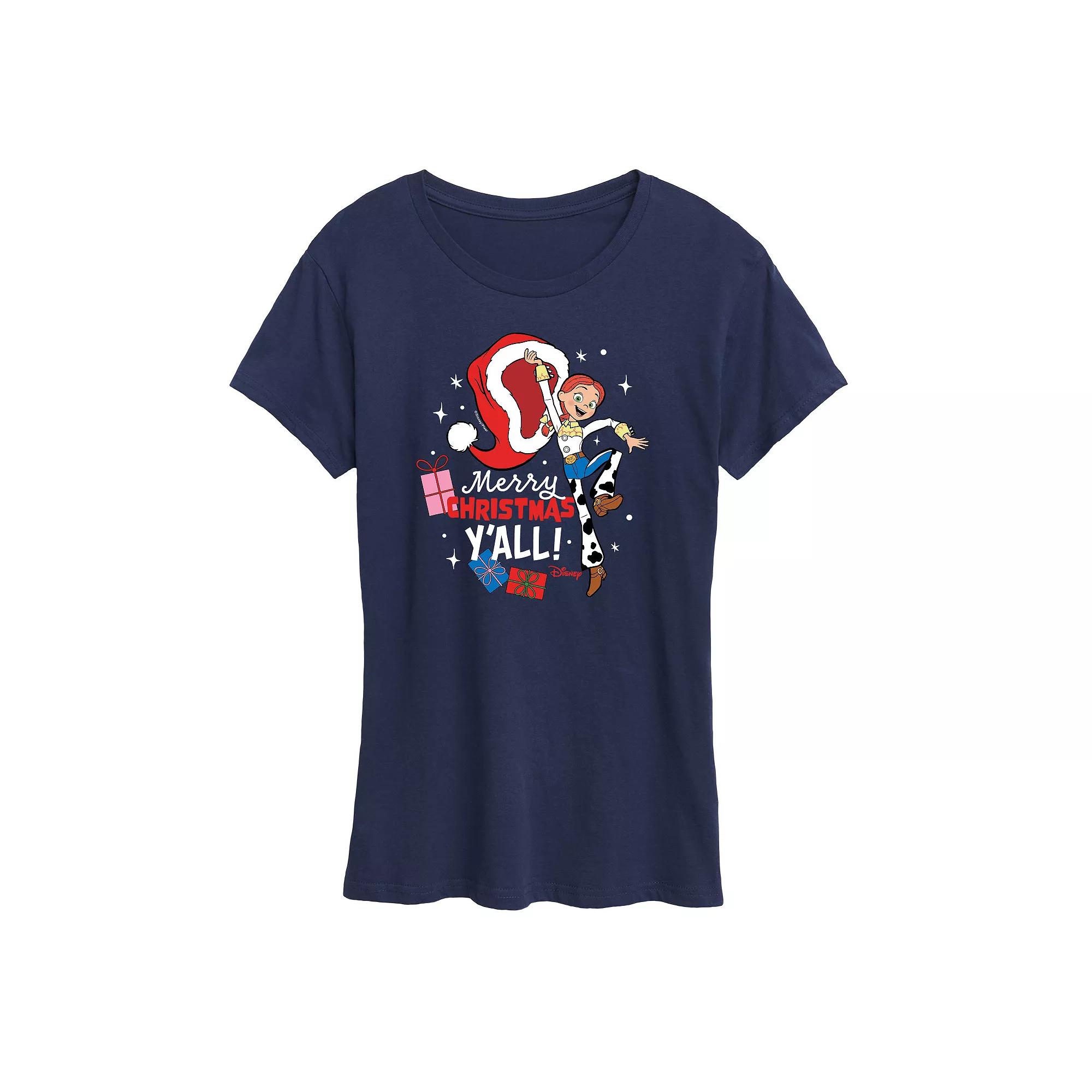 Disney / Pixar's Toy Story Women's Christmas Jessie Graphic Tee, Girl's,  Product Image