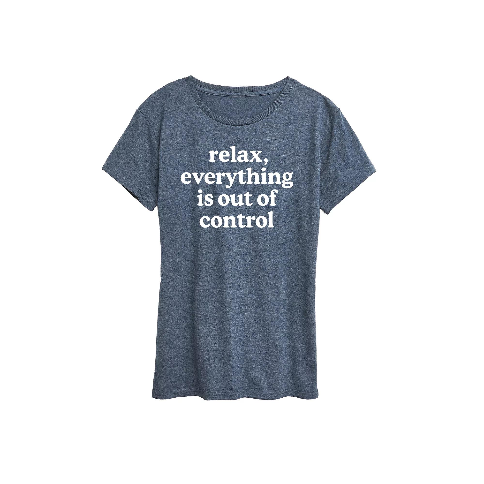 Women's Relax Out Of Control Graphic Tee, Girl's,  Product Image