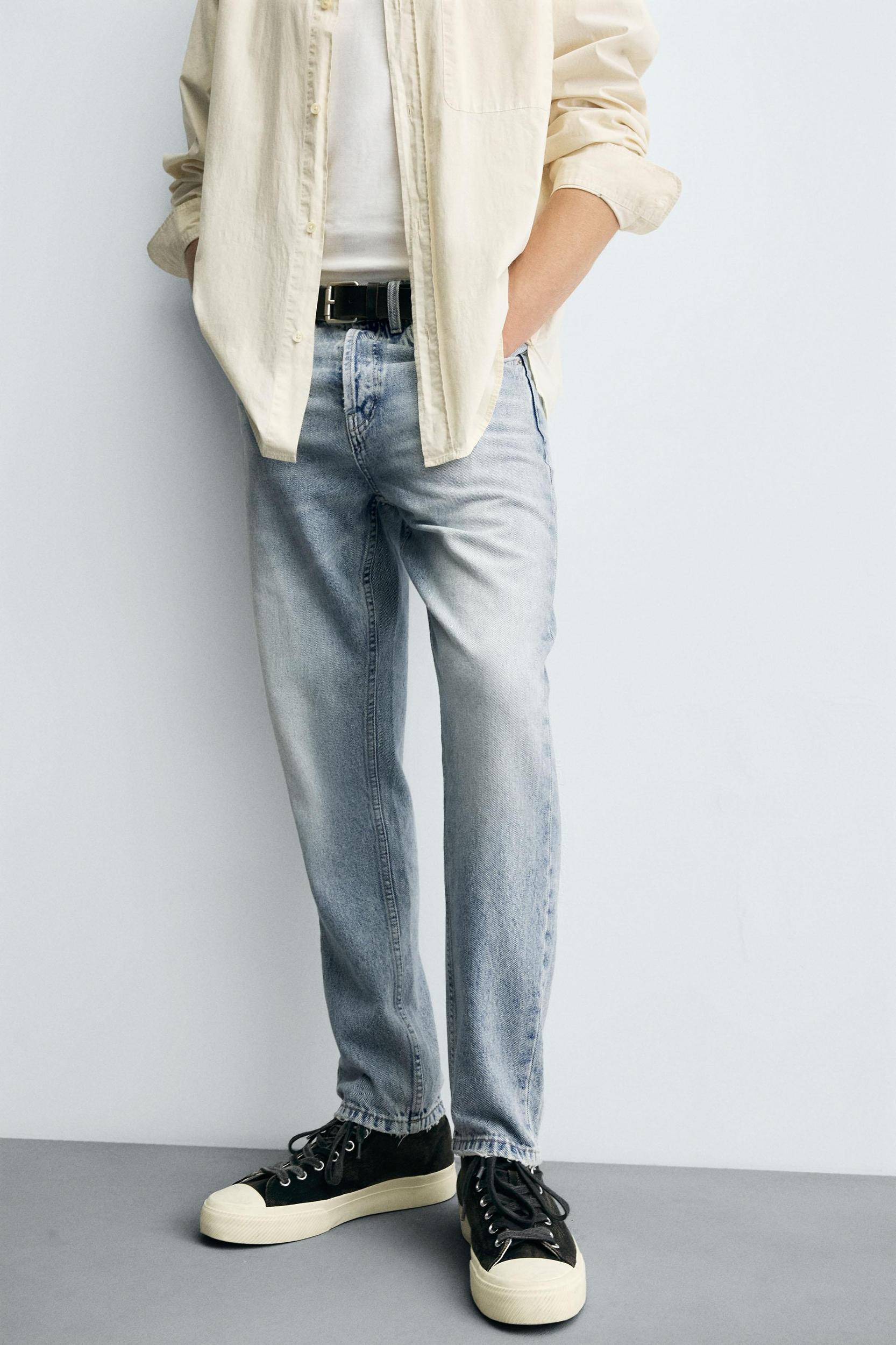 SLIM CROPPED FIT JEANS Product Image
